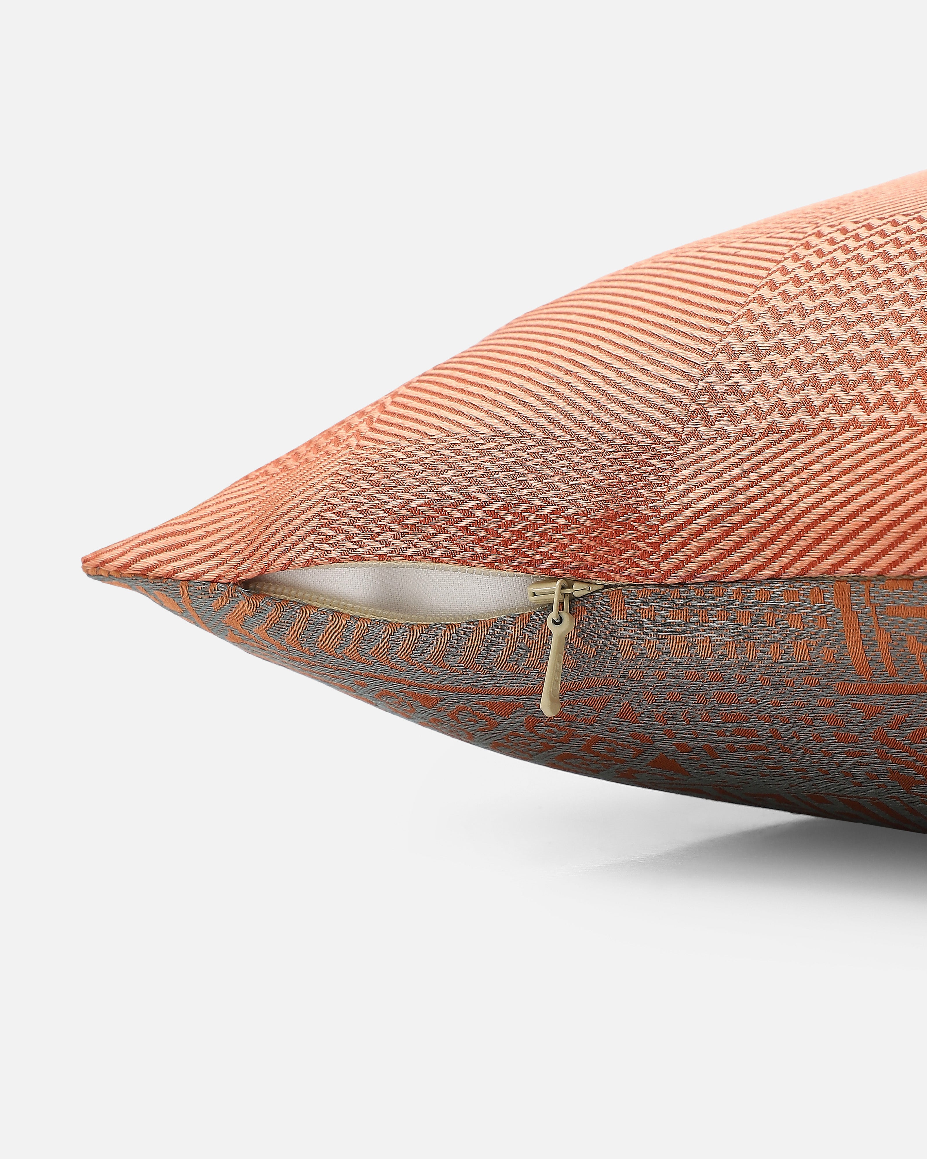 Meenara Banarasi Tanchoi Silk Cushion Cover