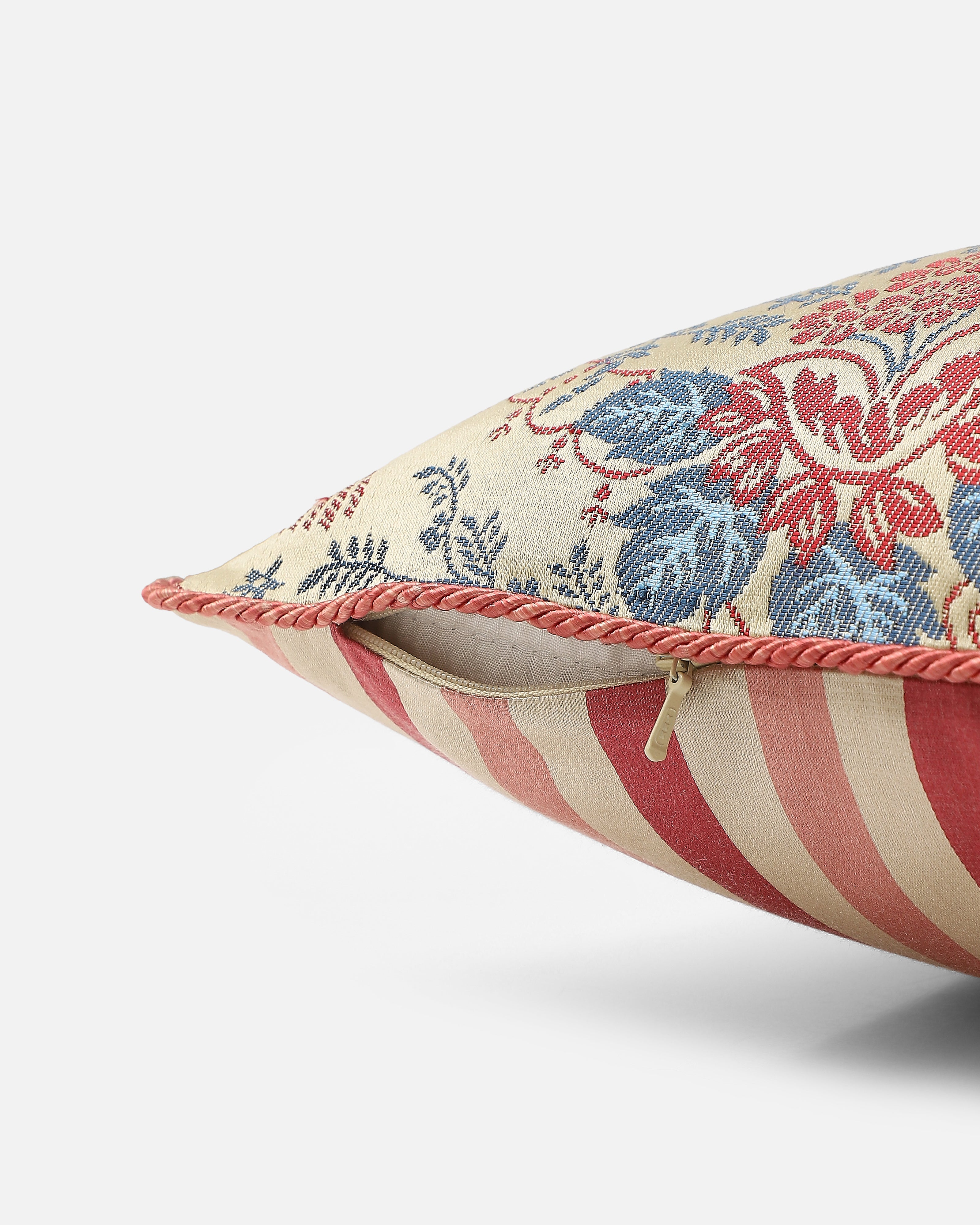 Arina Banarasi Gyasar Silk Viscose Cushion Cover