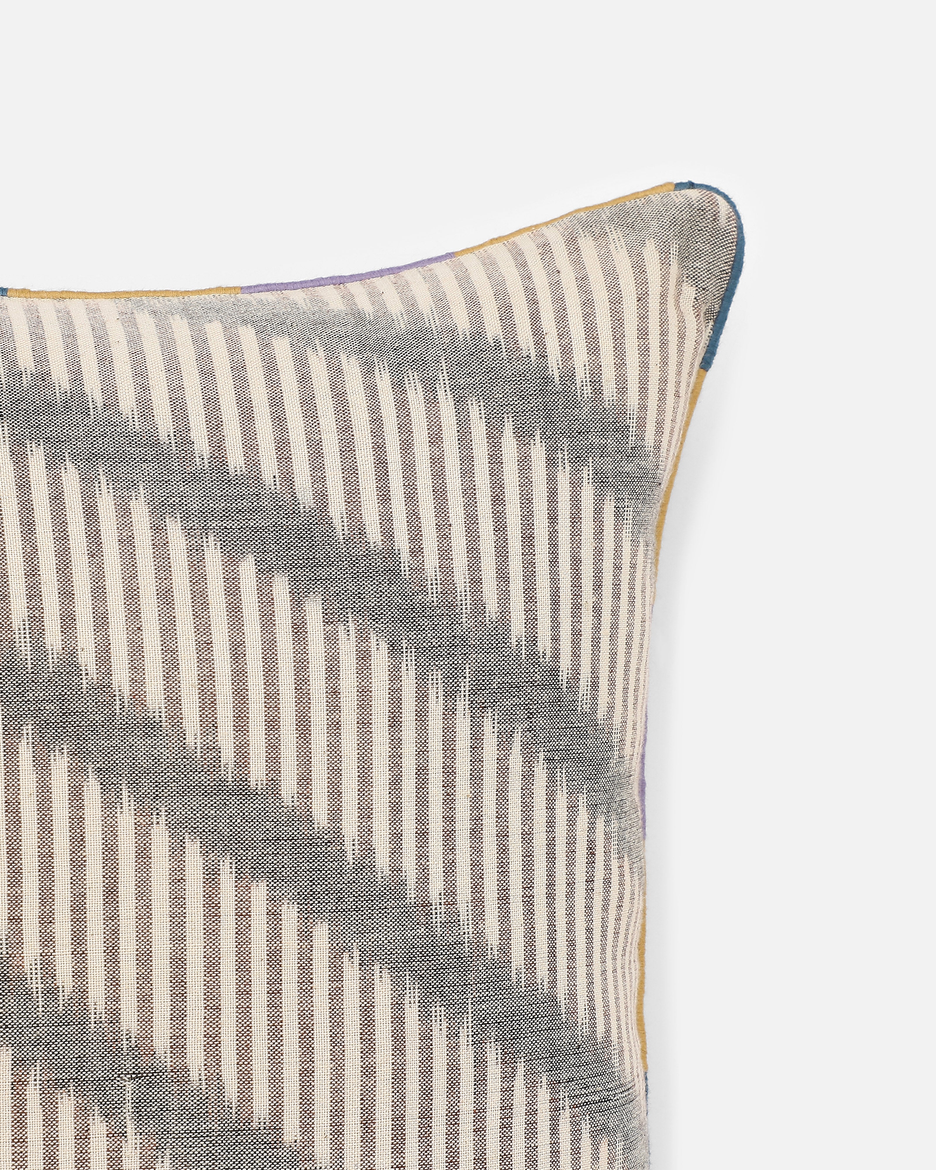 Suya Pochampally Weft Ikat Cotton Cushion Cover