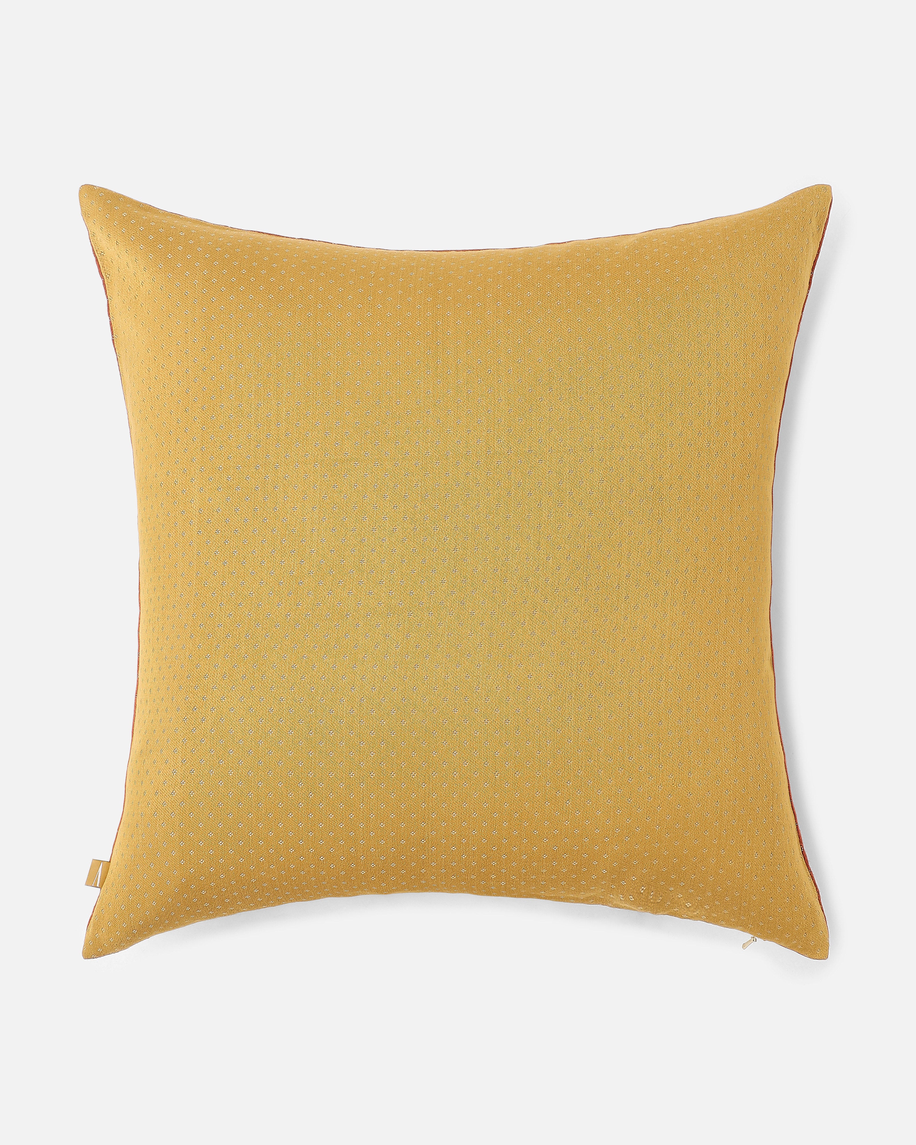 Ajita Bhujodi Mashru Viscose Cotton Cushion Cover