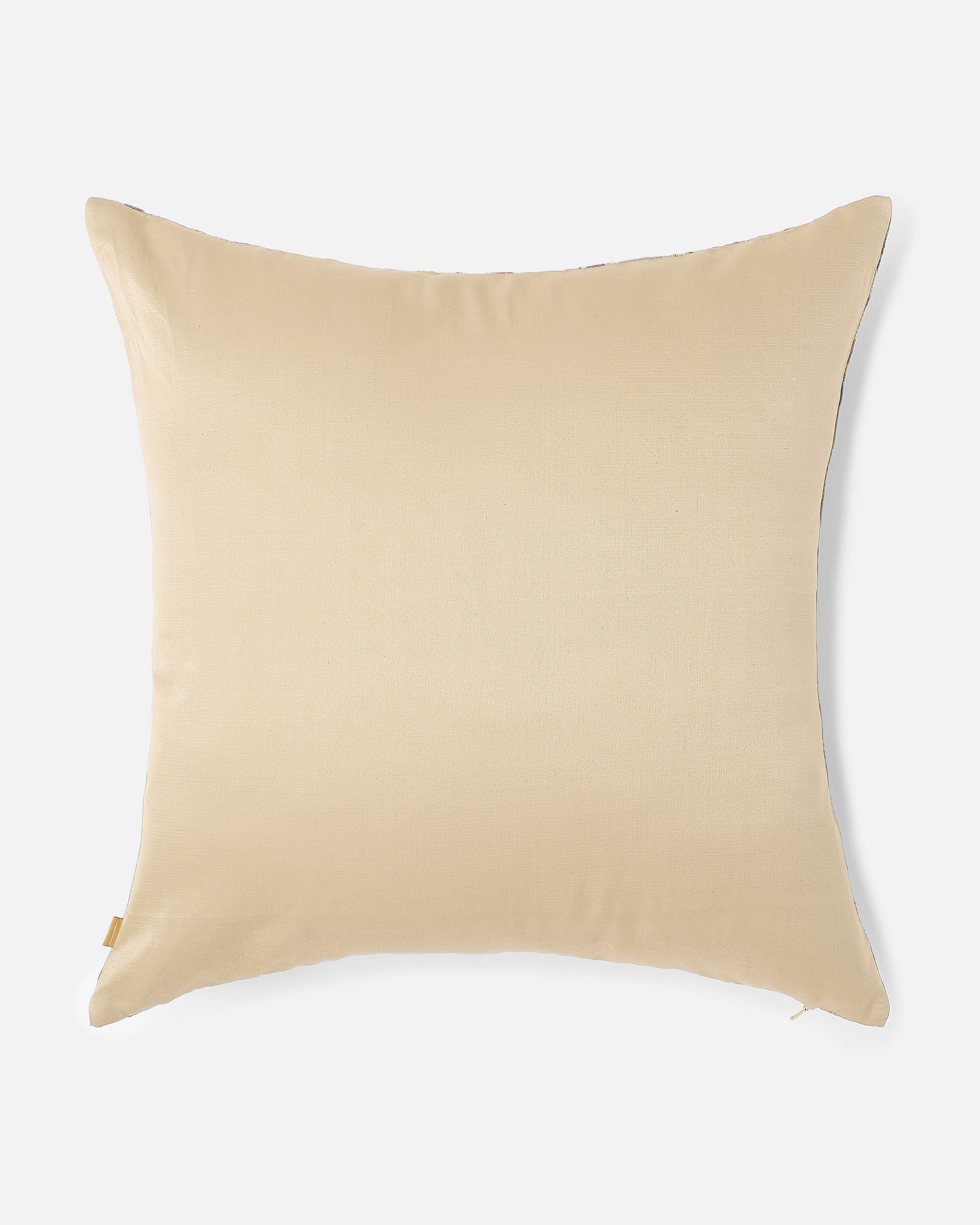 Kia Banarasi Brocade Silk Cotton Cushion Cover