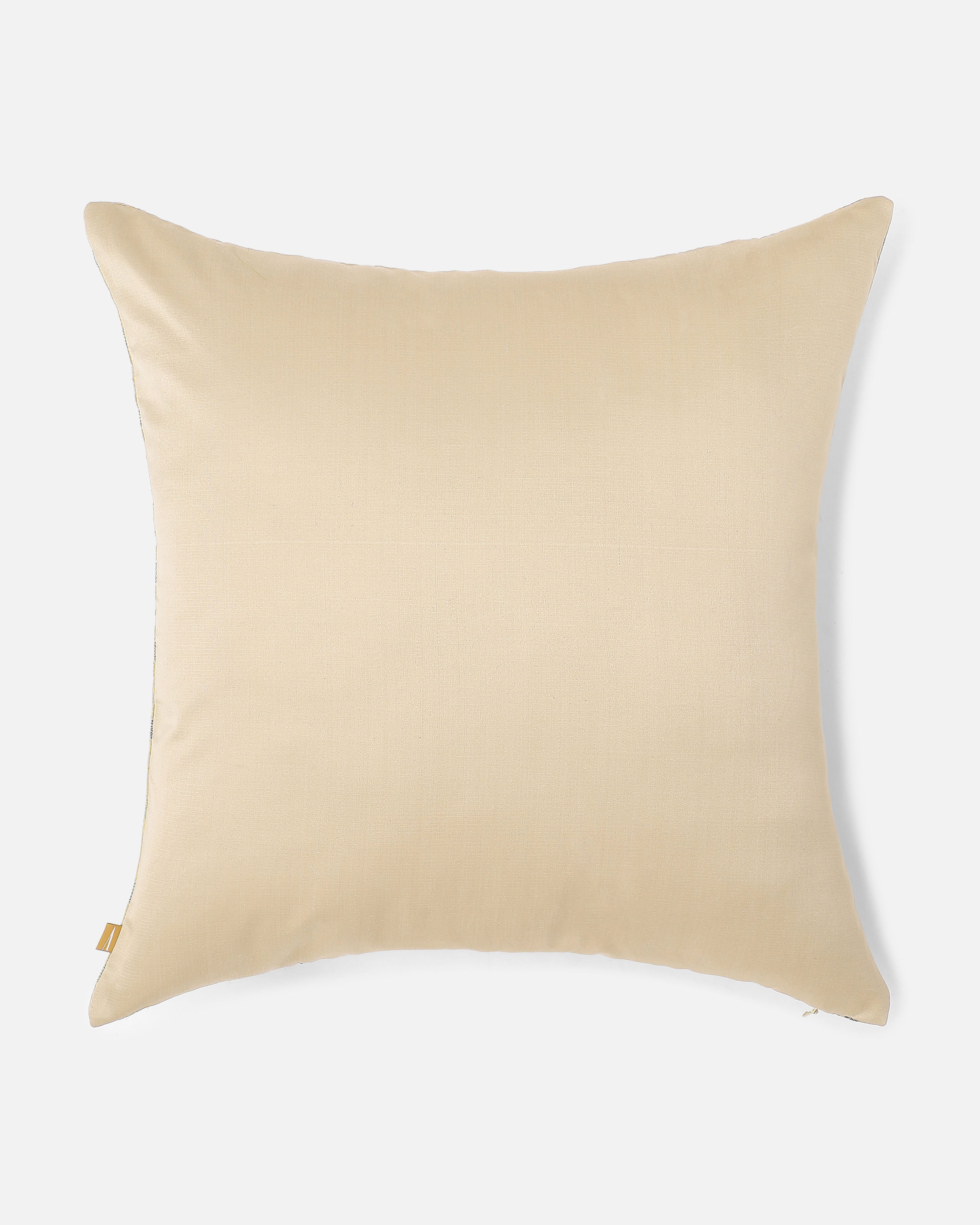 Olio Banarasi Tanchoi Silk Cushion Cover