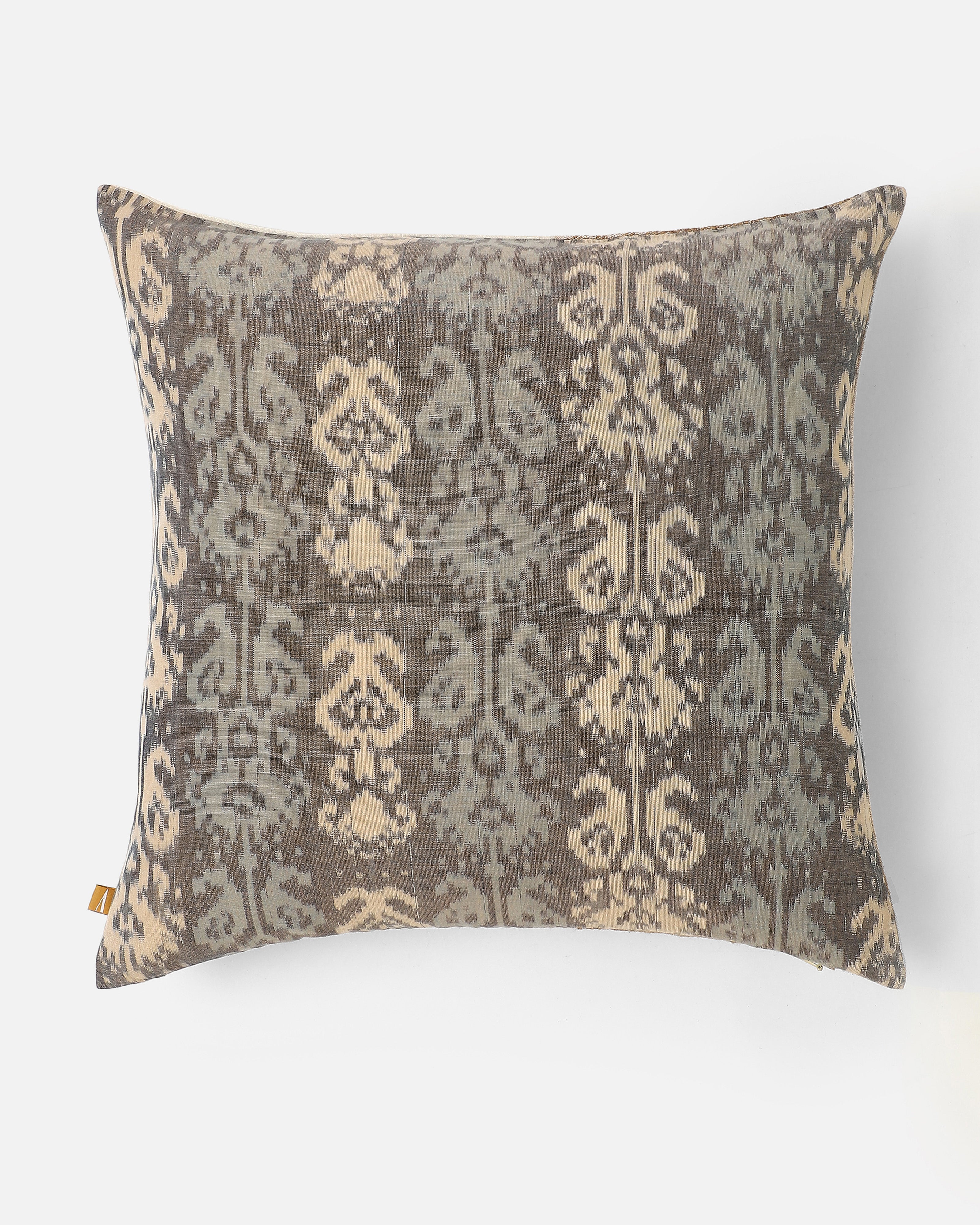 Qala Bhujodi Extra Weft Cotton Cushion Cover