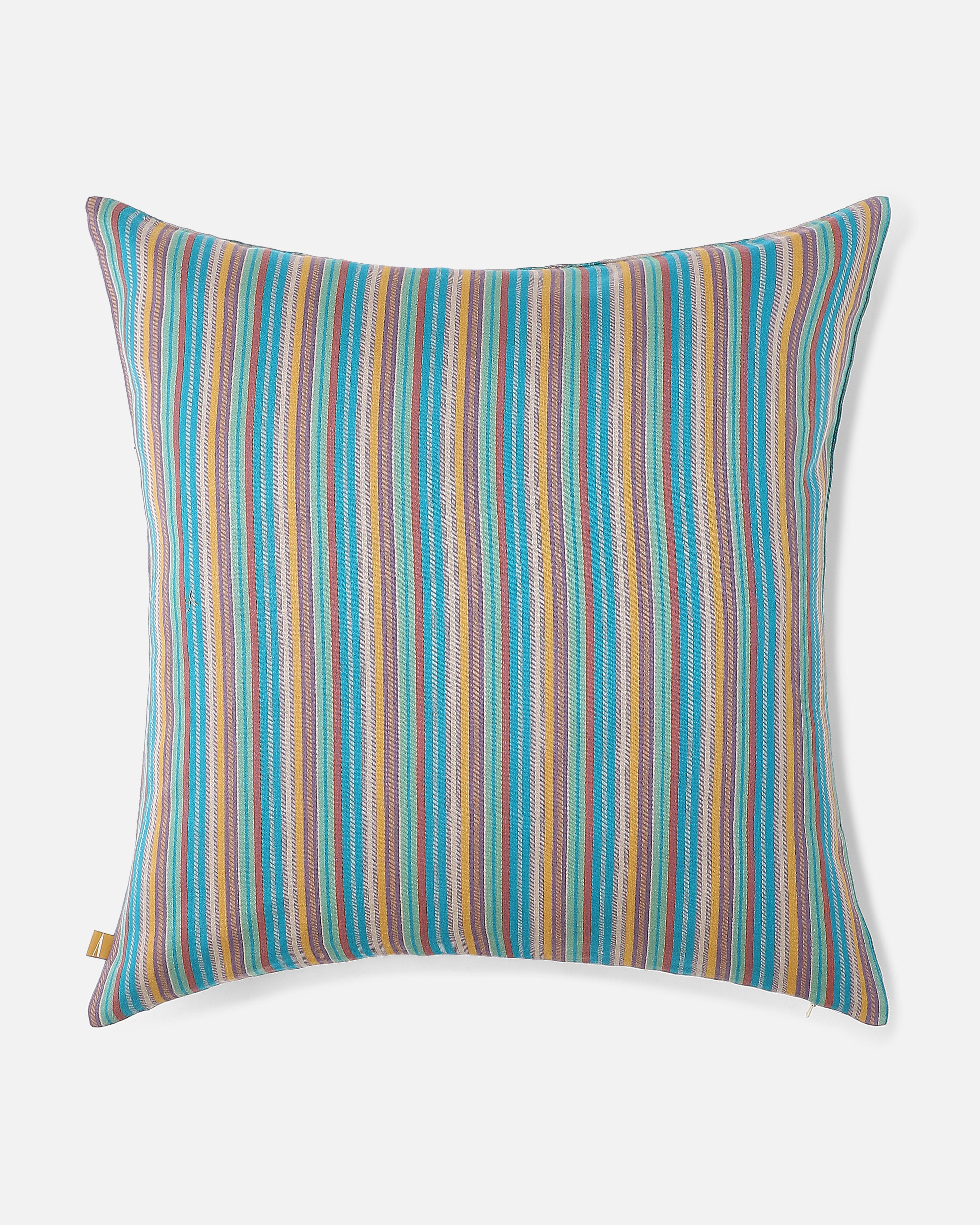 Kruty Bhujodi Mashru Viscose Cotton Cushion Cover