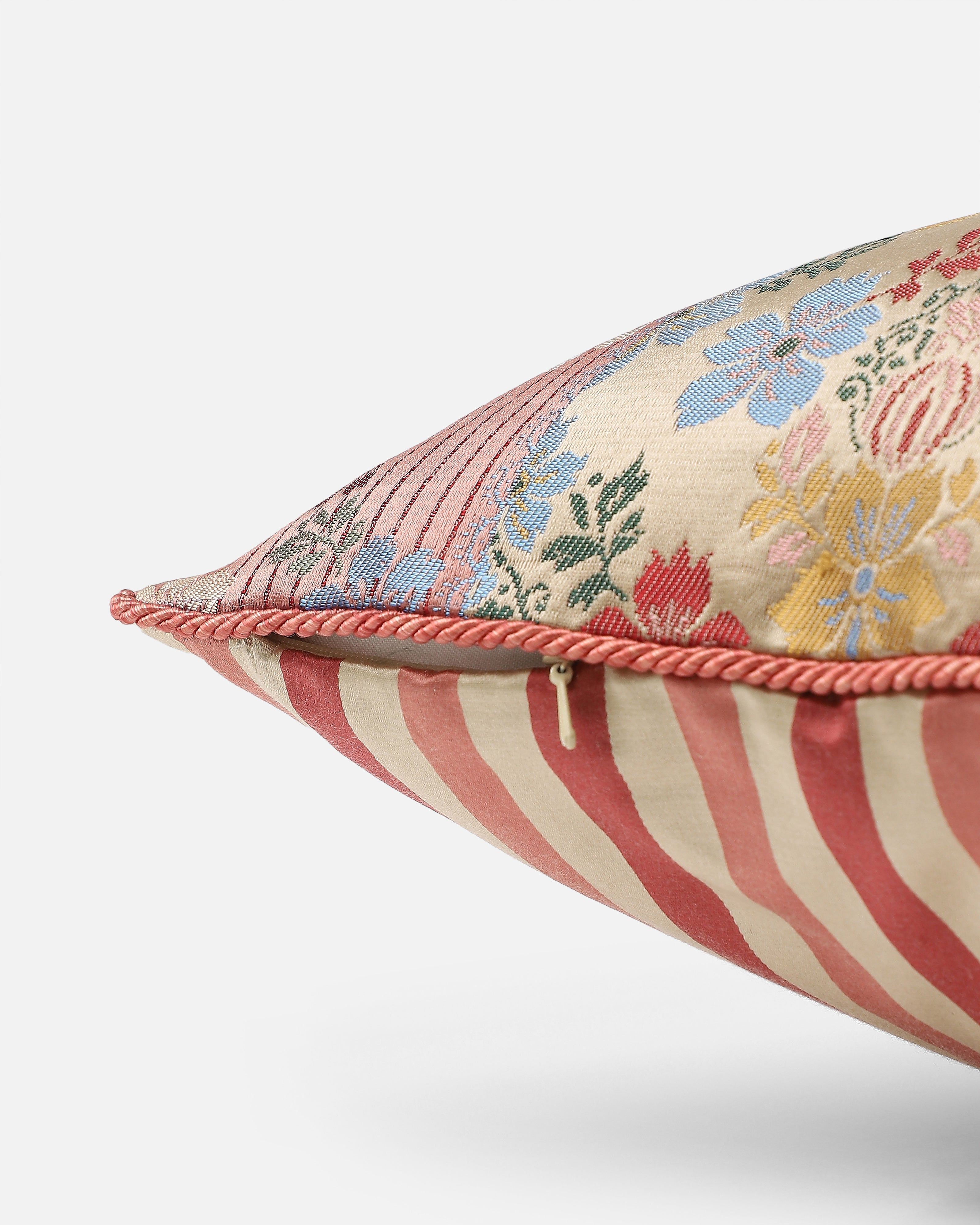 Dina Banarasi Gyasar Silk Viscose Cushion Cover