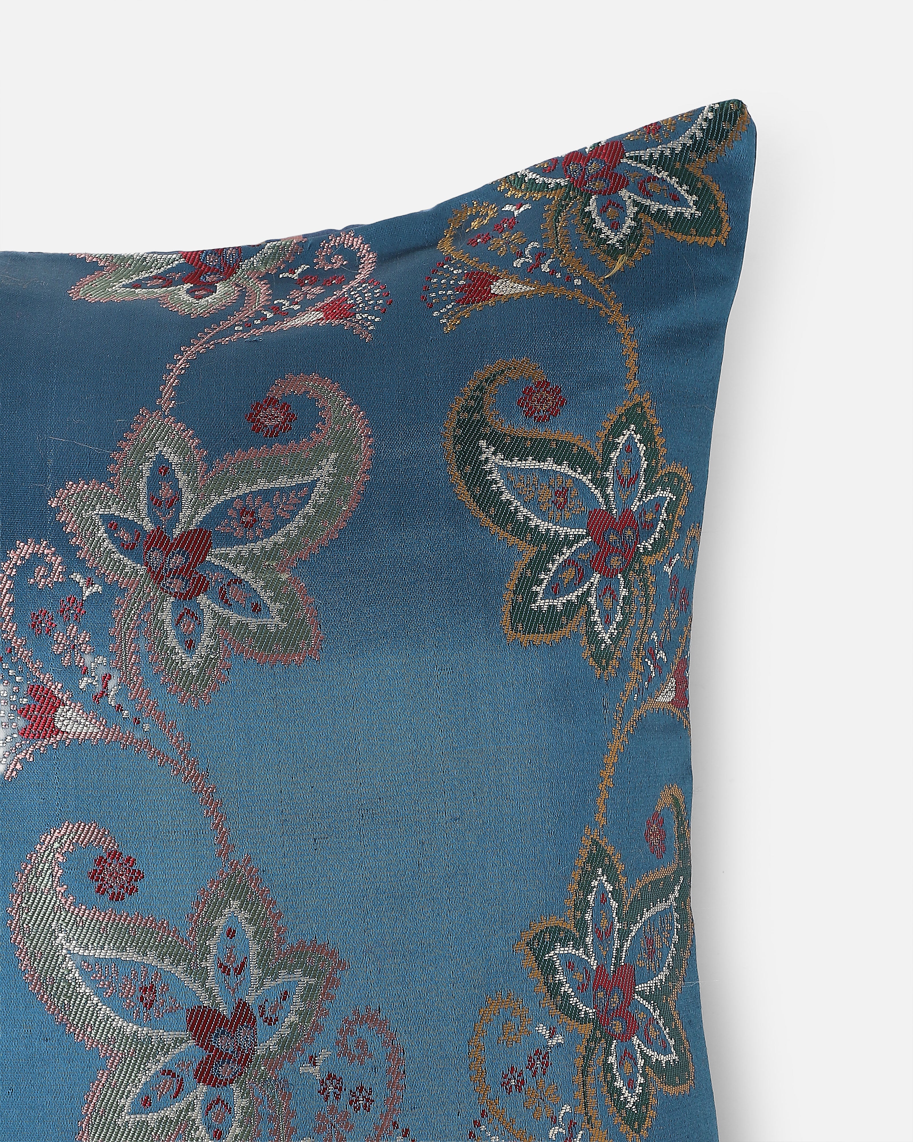 Masha Banarasi Gyasar Silk Viscose Cushion Cover