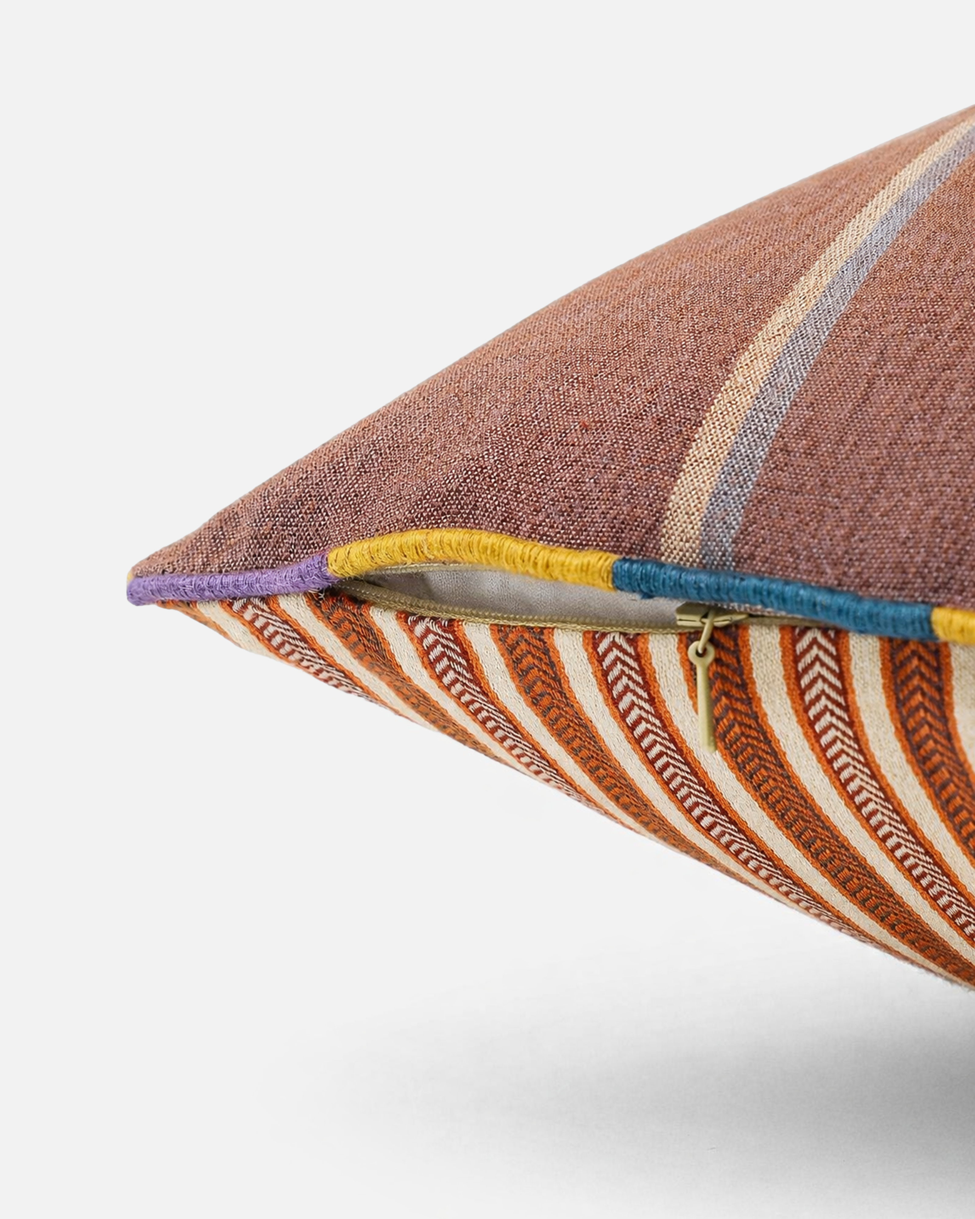 Renuka Bhujodi Plain Weave Cotton Cushion Cover