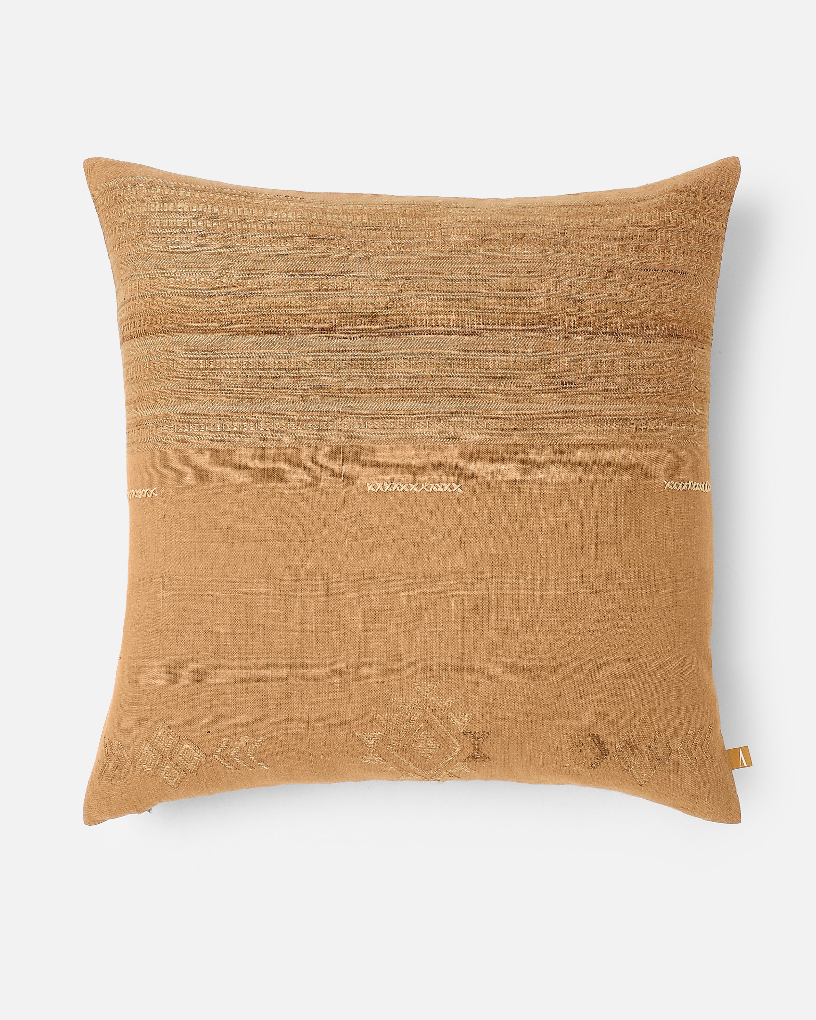 Gadag Bhujodi Extra Weft Cotton Cushion Cover