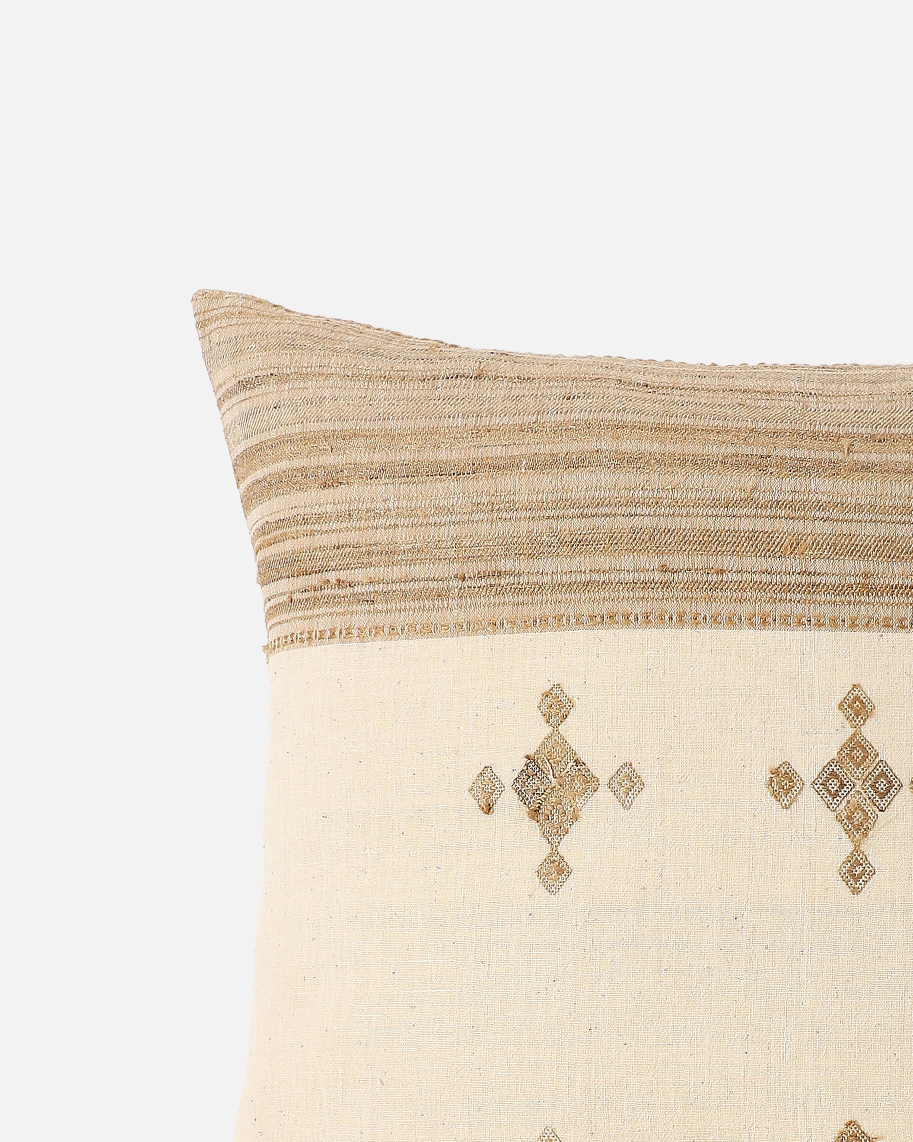 Azia Bhujodi Extra Weft Cotton Cushion Cover