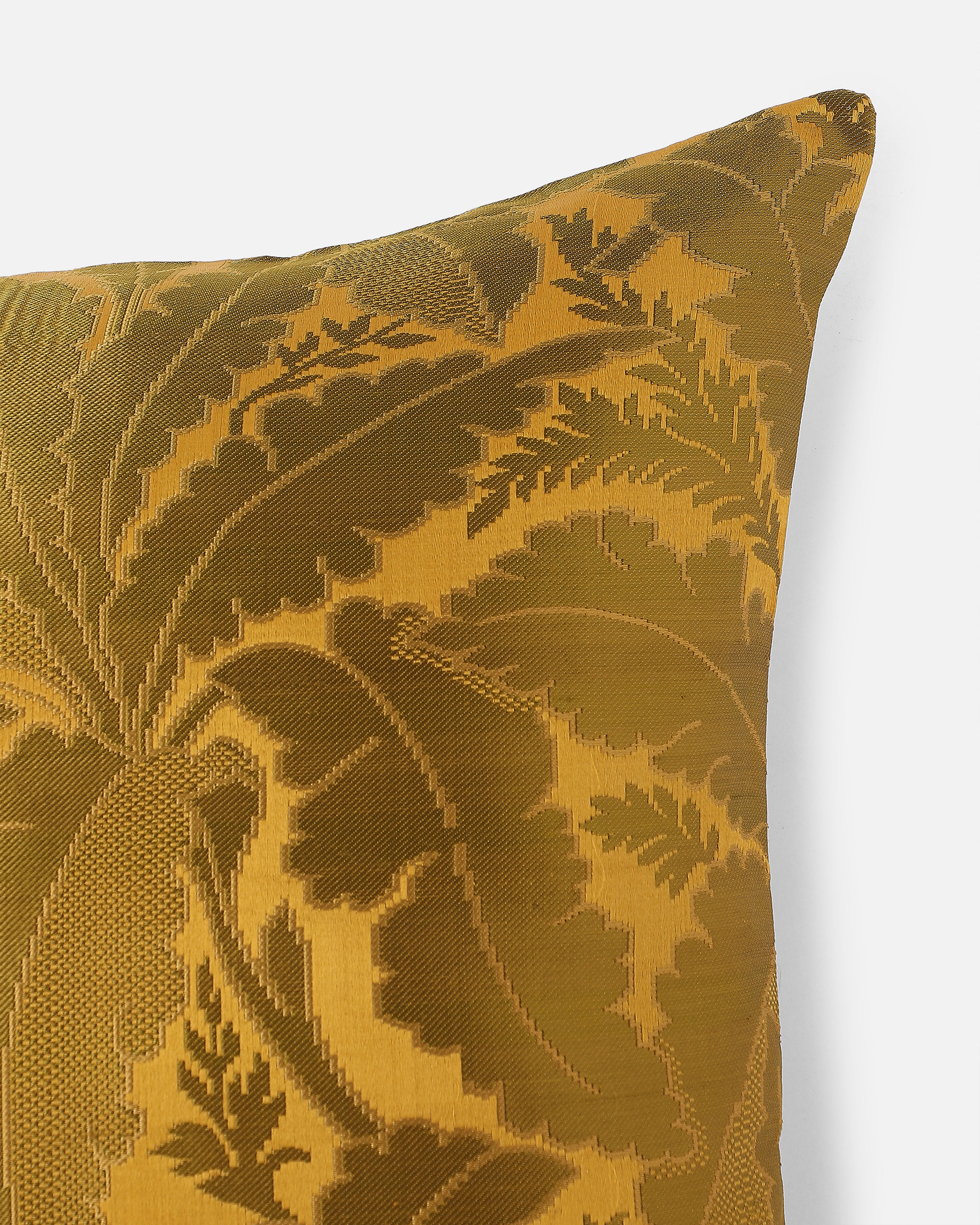 Sona Banarasi Gyasar Silk Viscose Cushion Cover