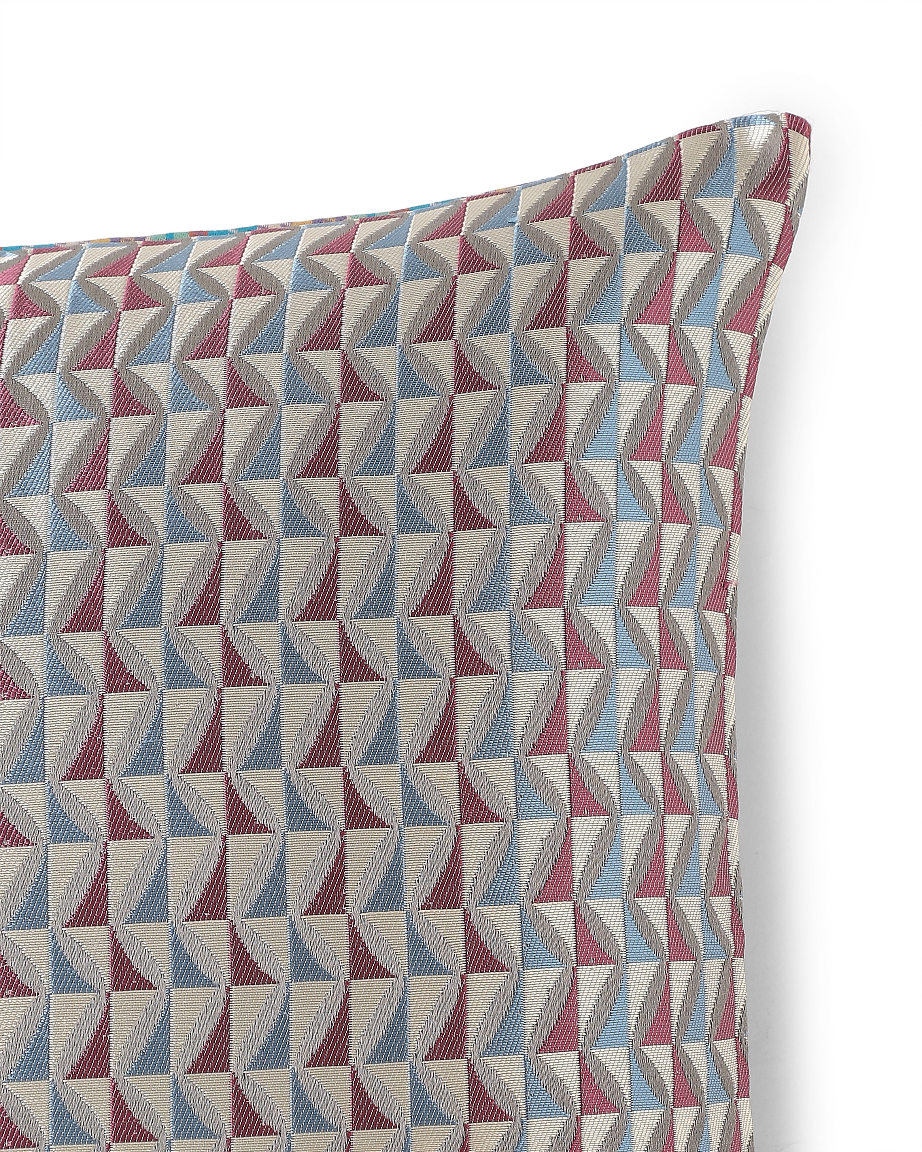 Rahua Banarasi Satin Brocade Silk Viscose Cushion Cover