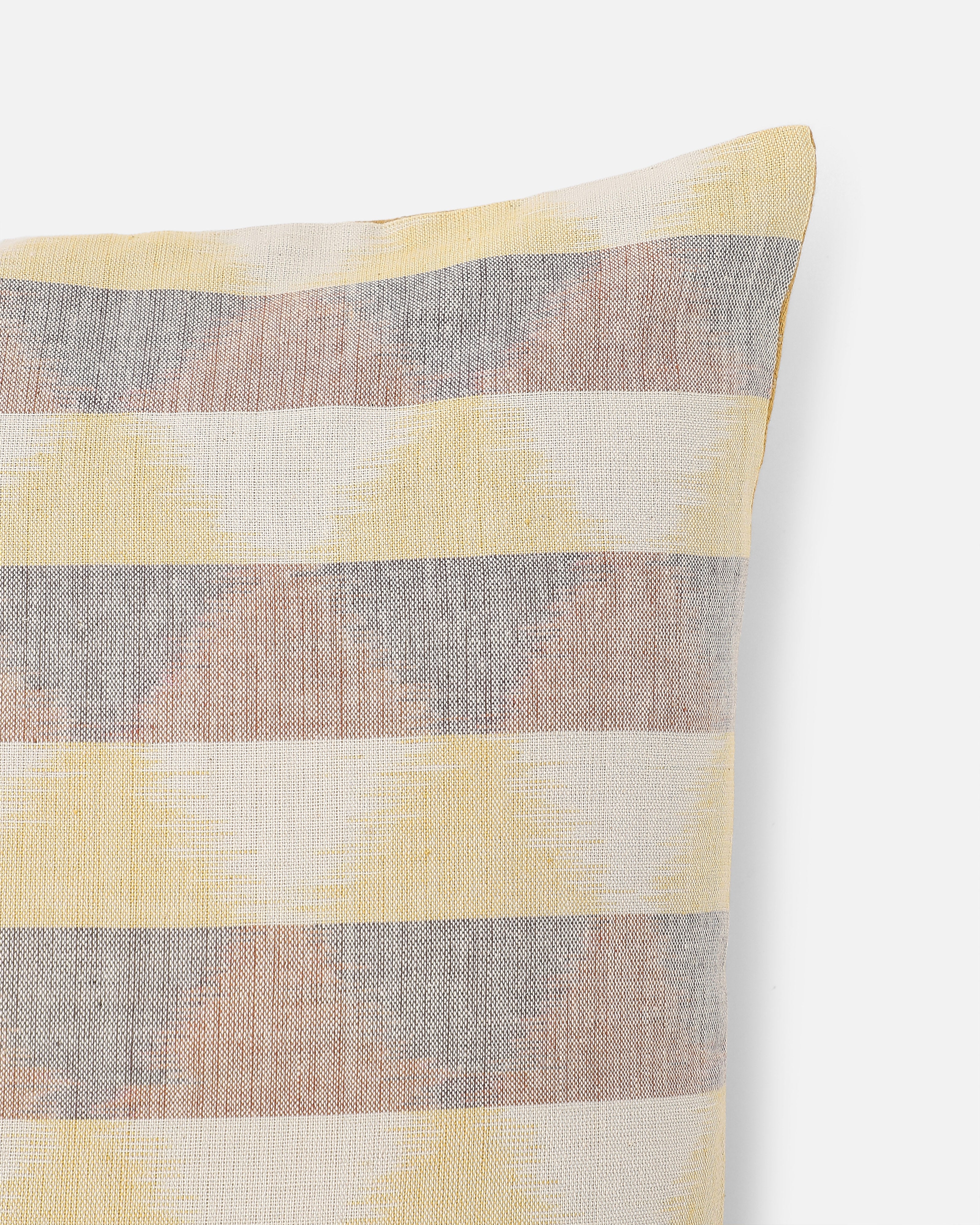 Venu Pochampally Weft Ikat Cotton Cushion Cover