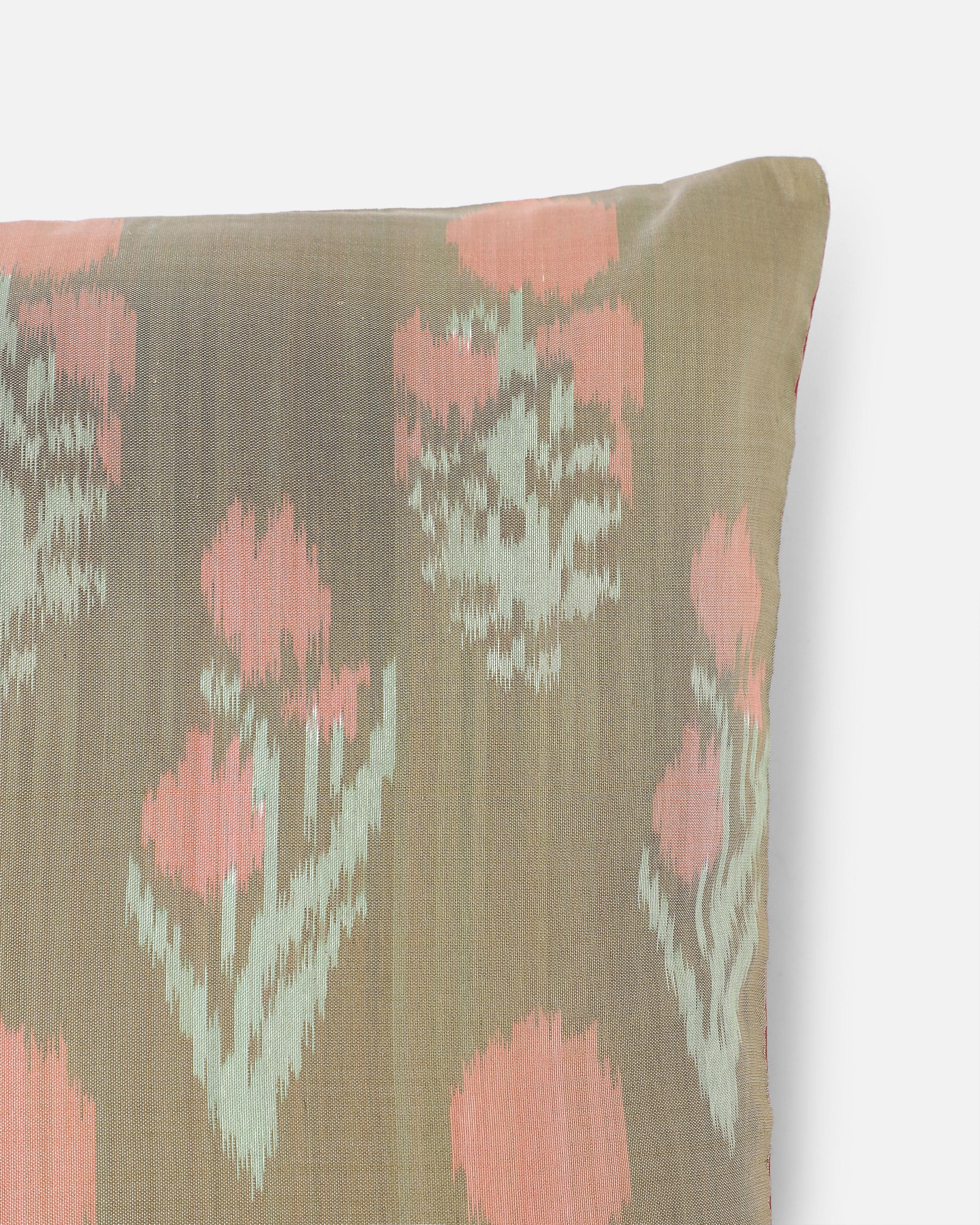 Salith Pochampally Weft Ikat Silk Cushion Cover