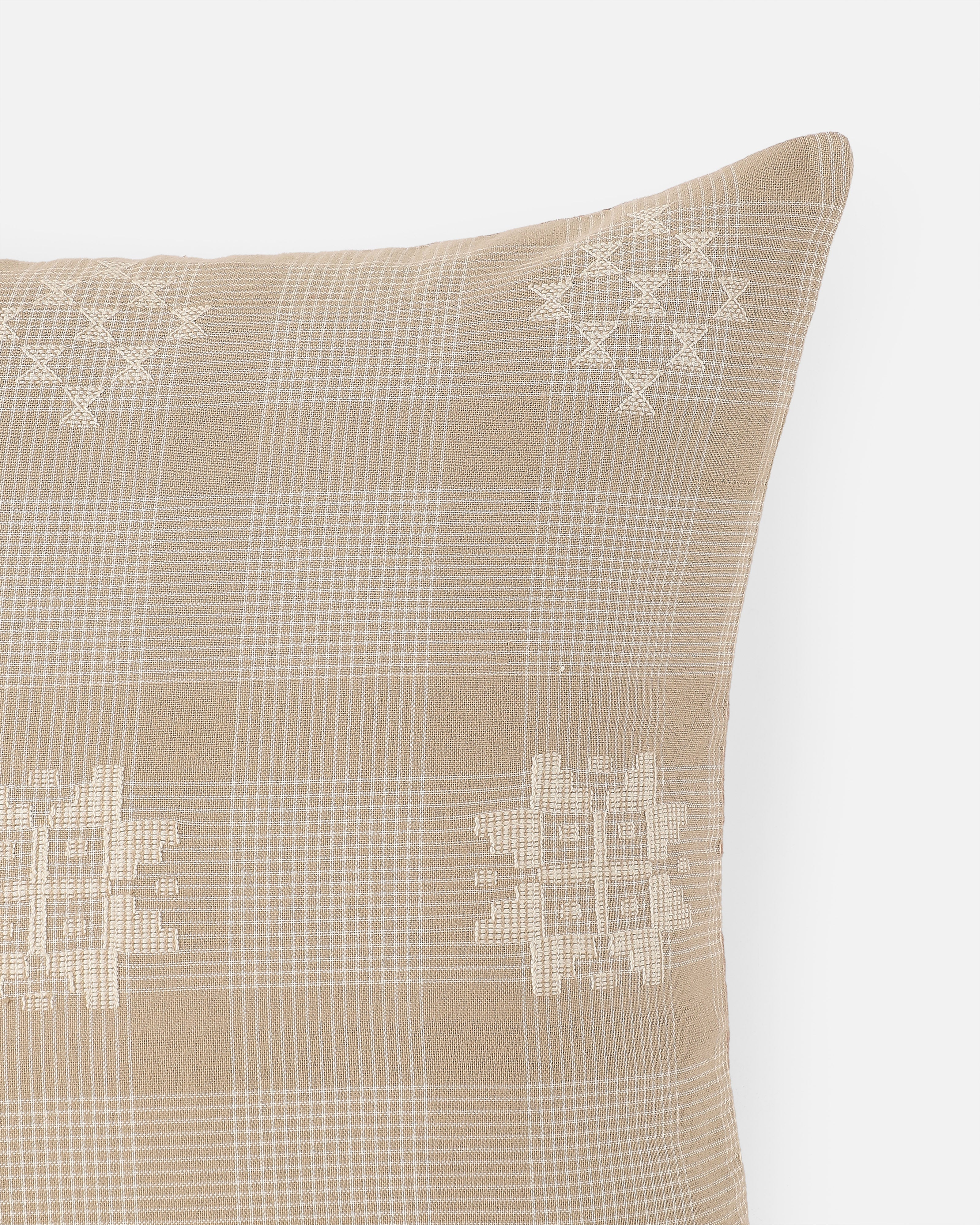 Rida Bhujodi Extra Weft Cotton Cushion Cover