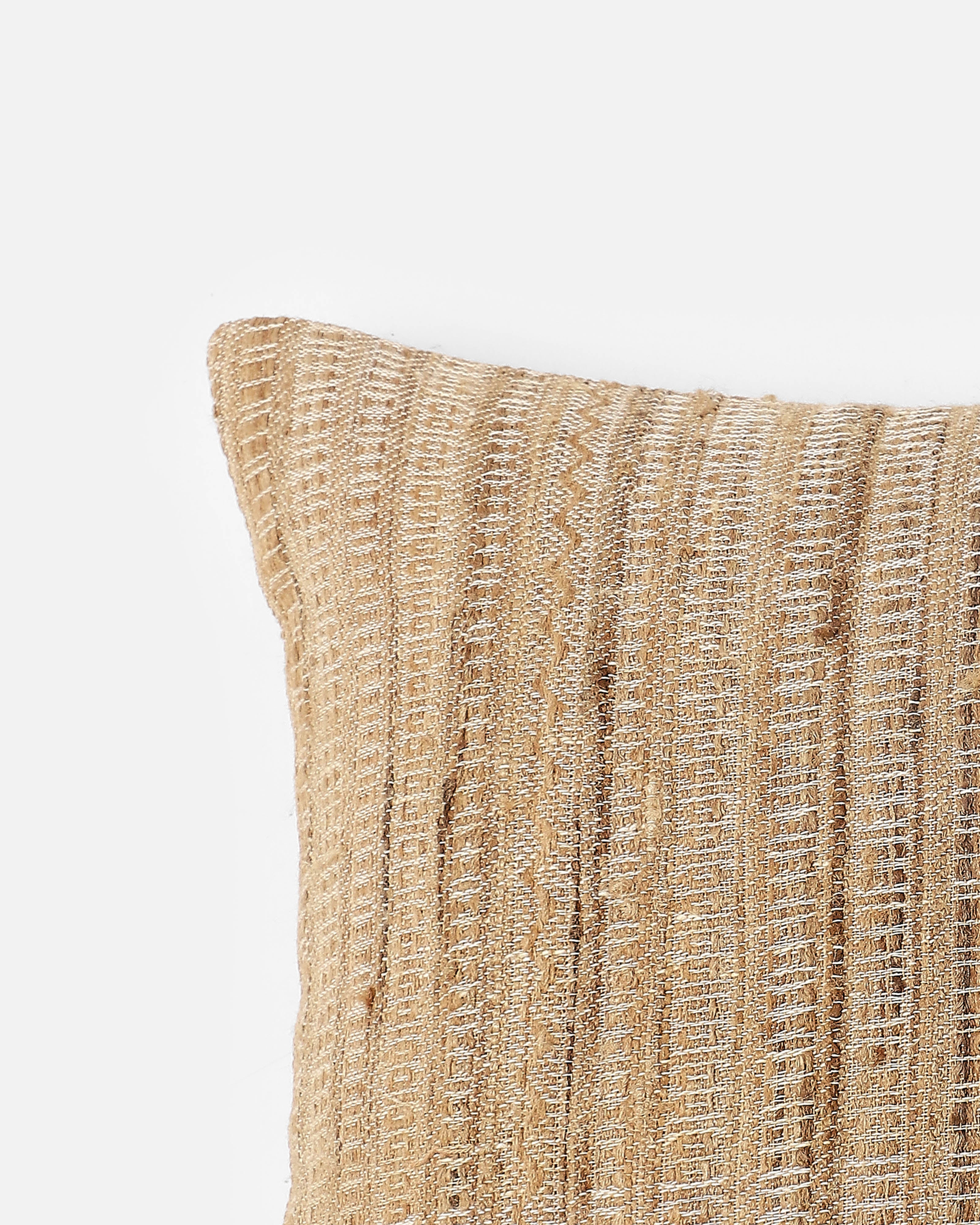 Qala Bhujodi Extra Weft Cotton Cushion Cover