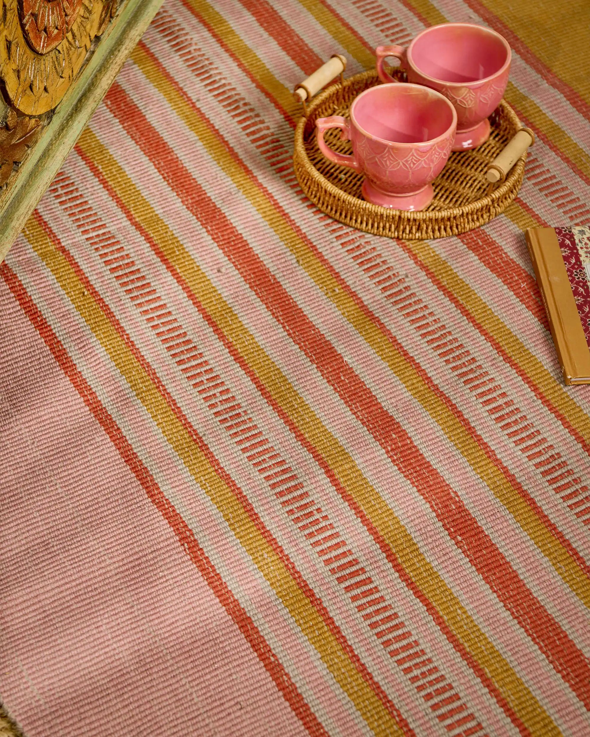 Mahin Bhujodi Extra Weft Woolen Rug