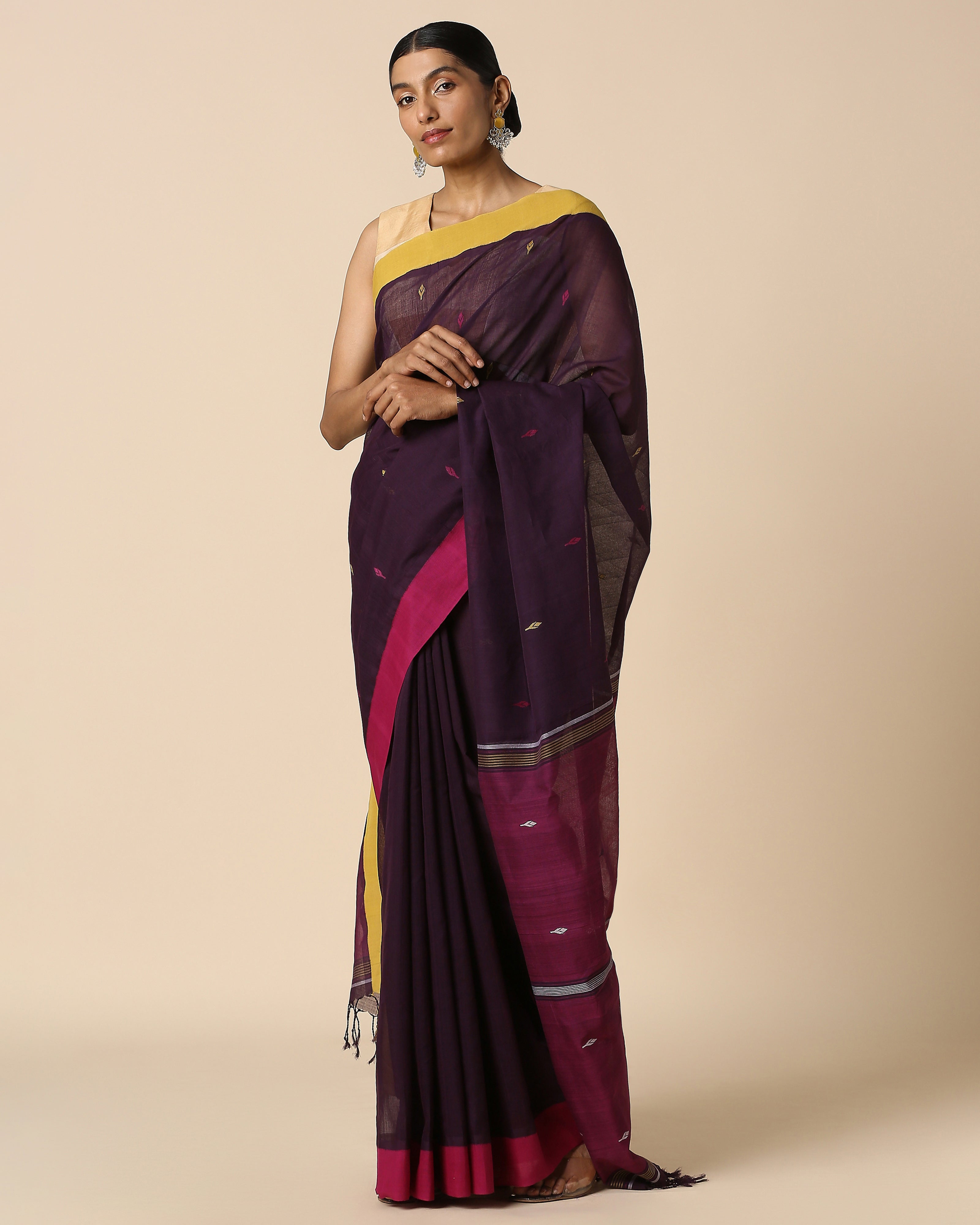 Bhanumati Angara Jala Cotton Saree