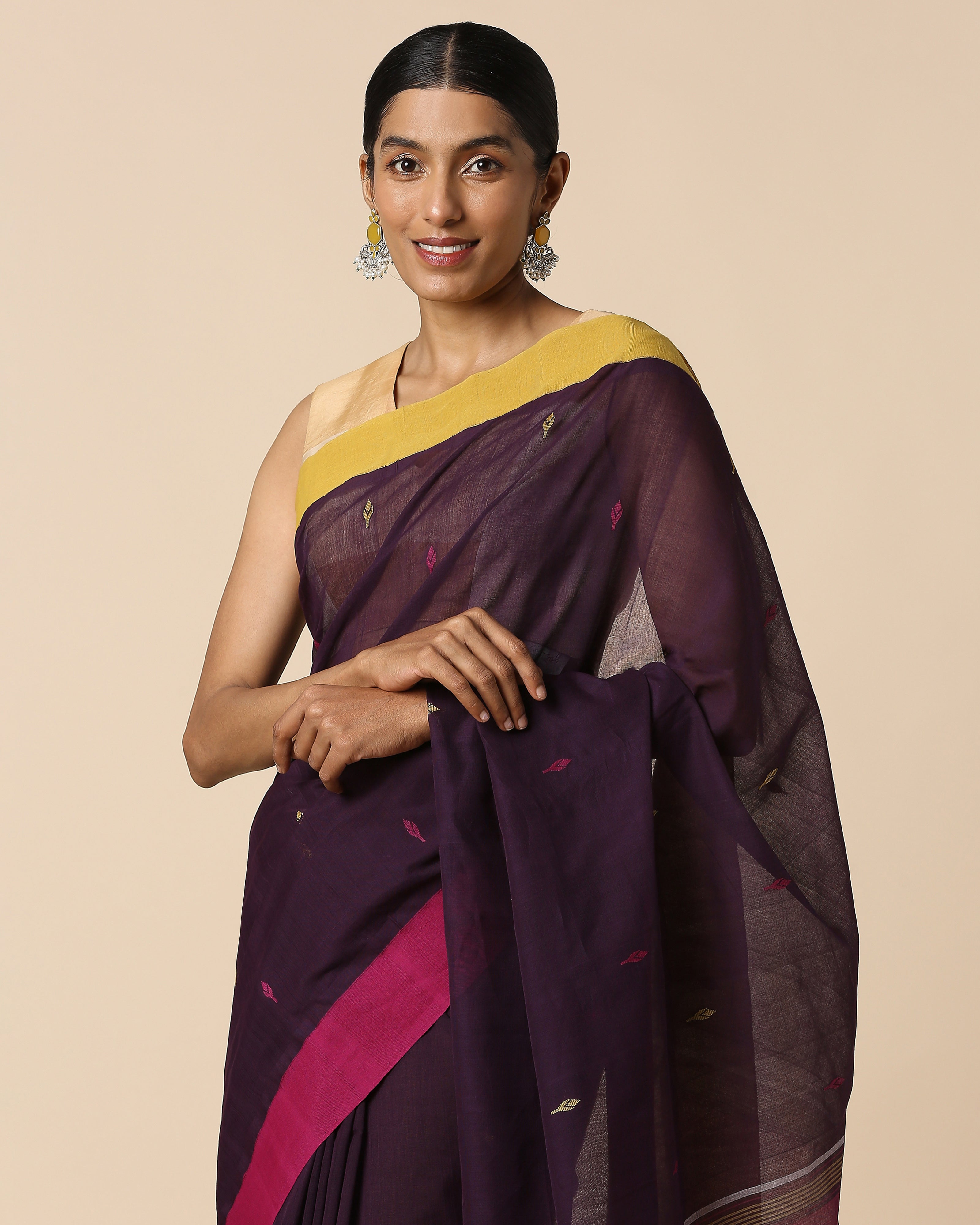 Bhanumati Angara Jala Cotton Saree