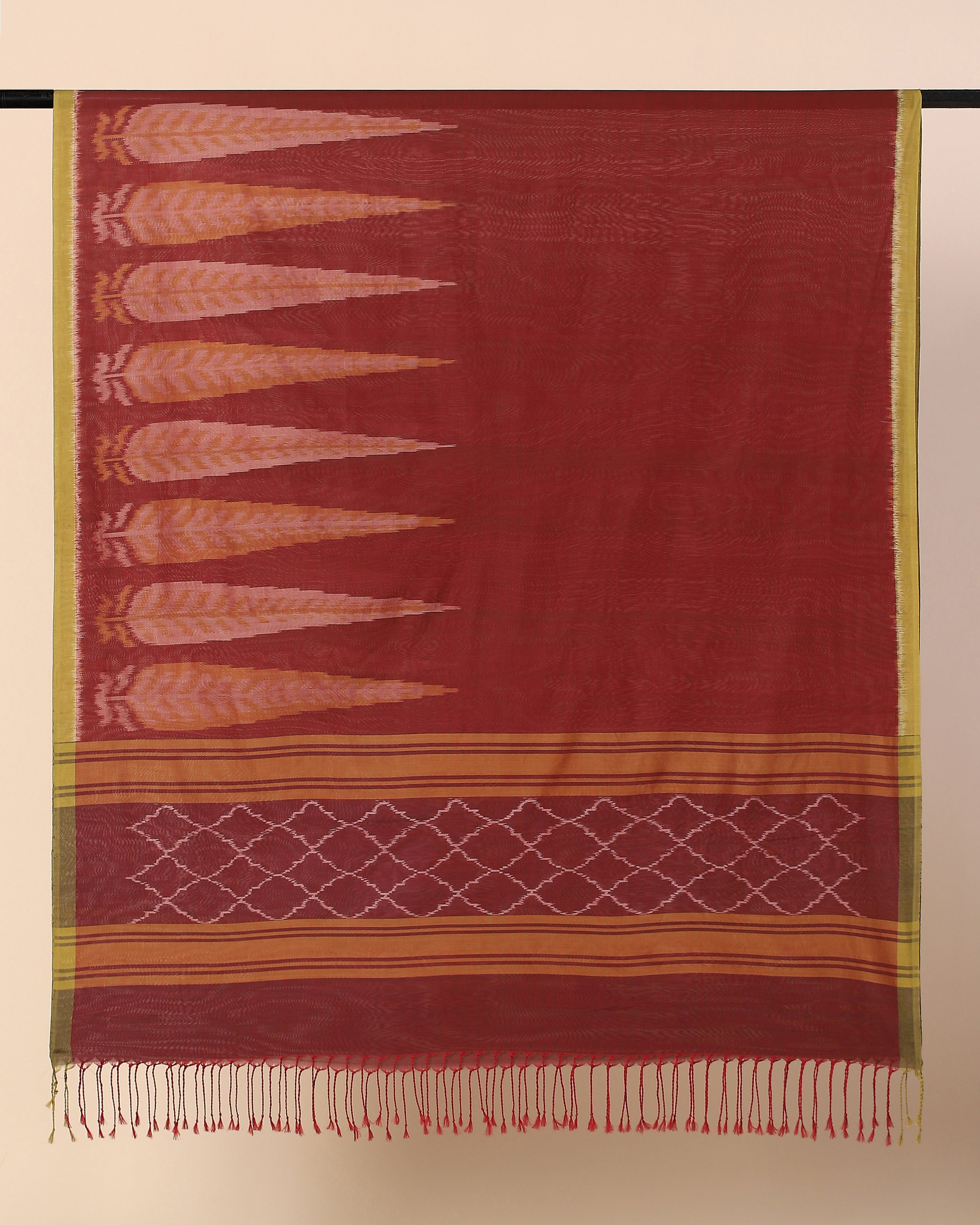 Zeb Pochampally Weft Ikat Cotton Dupatta