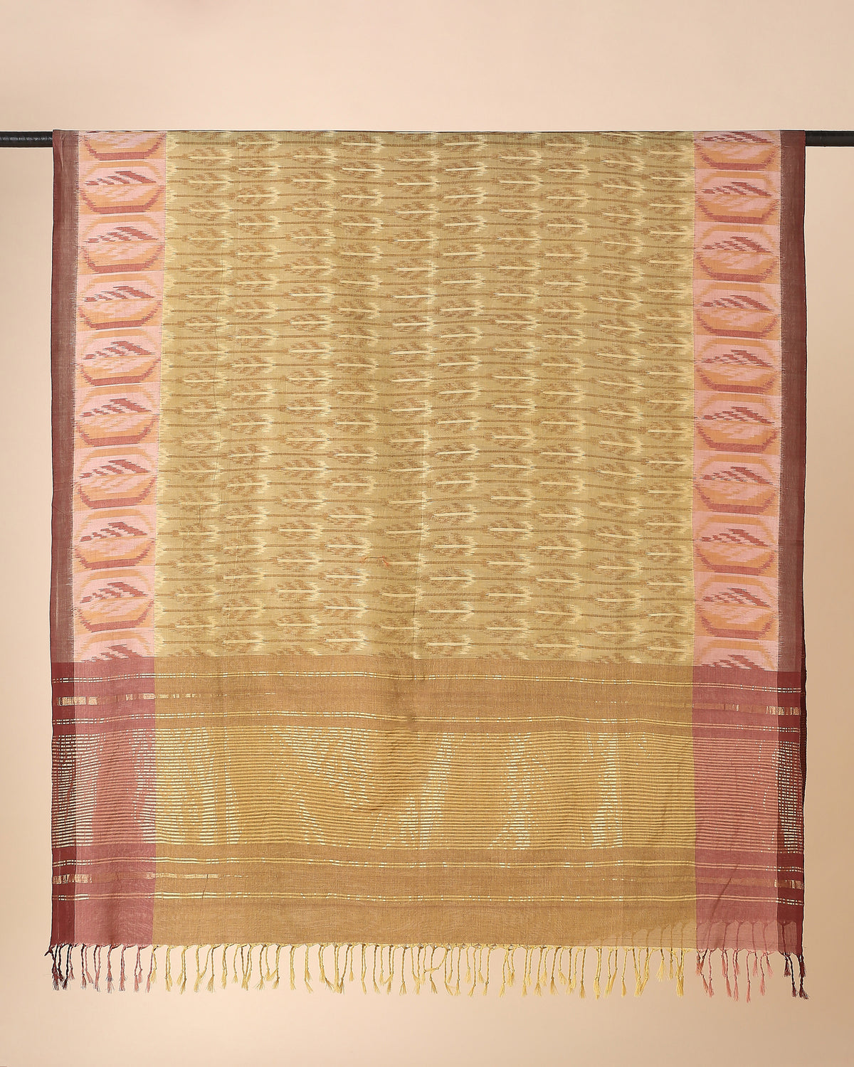 Aashna Pochampally Weft Ikat Cotton Dupatta