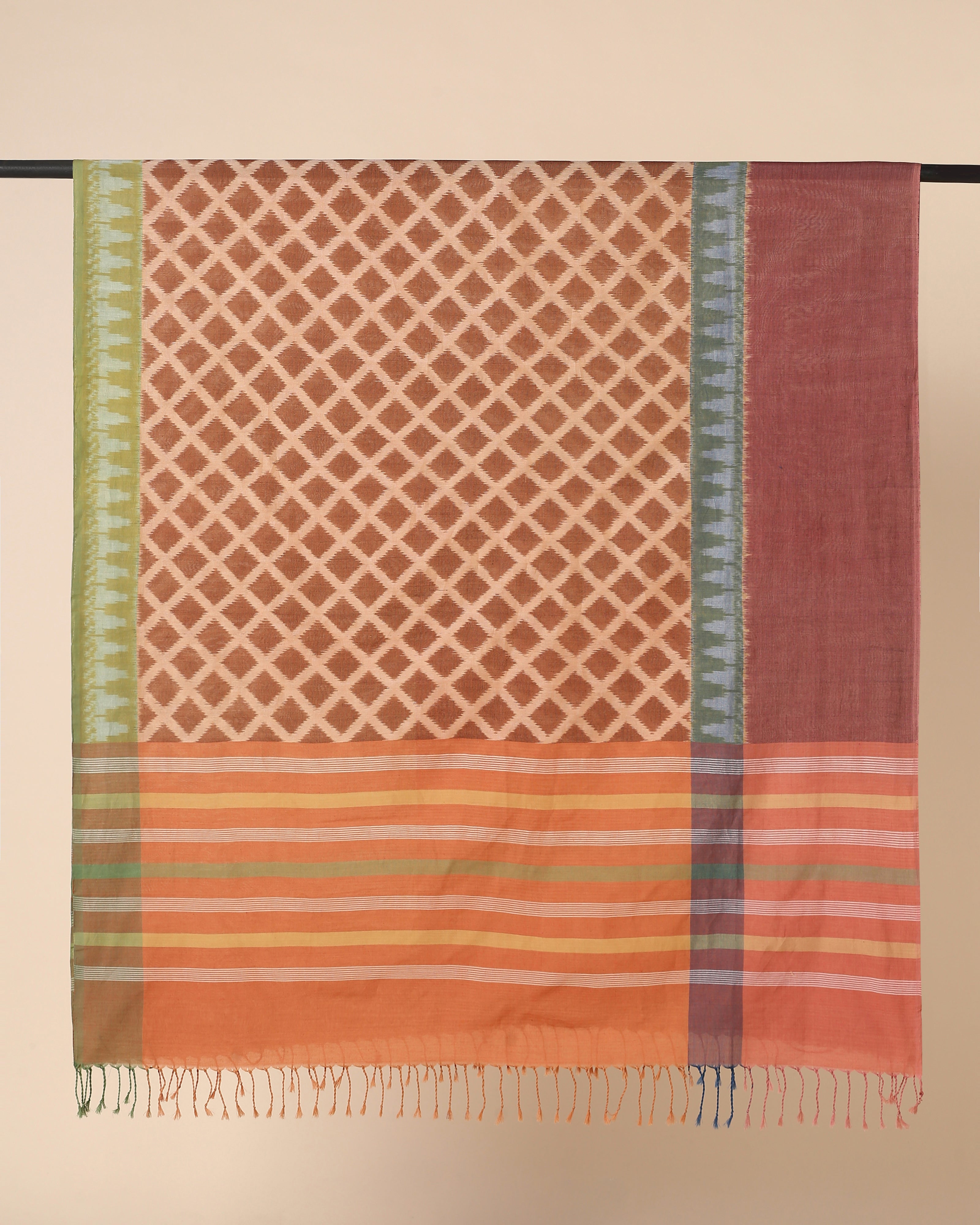 Ramona Pochampally Weft Ikat Cotton Dupatta