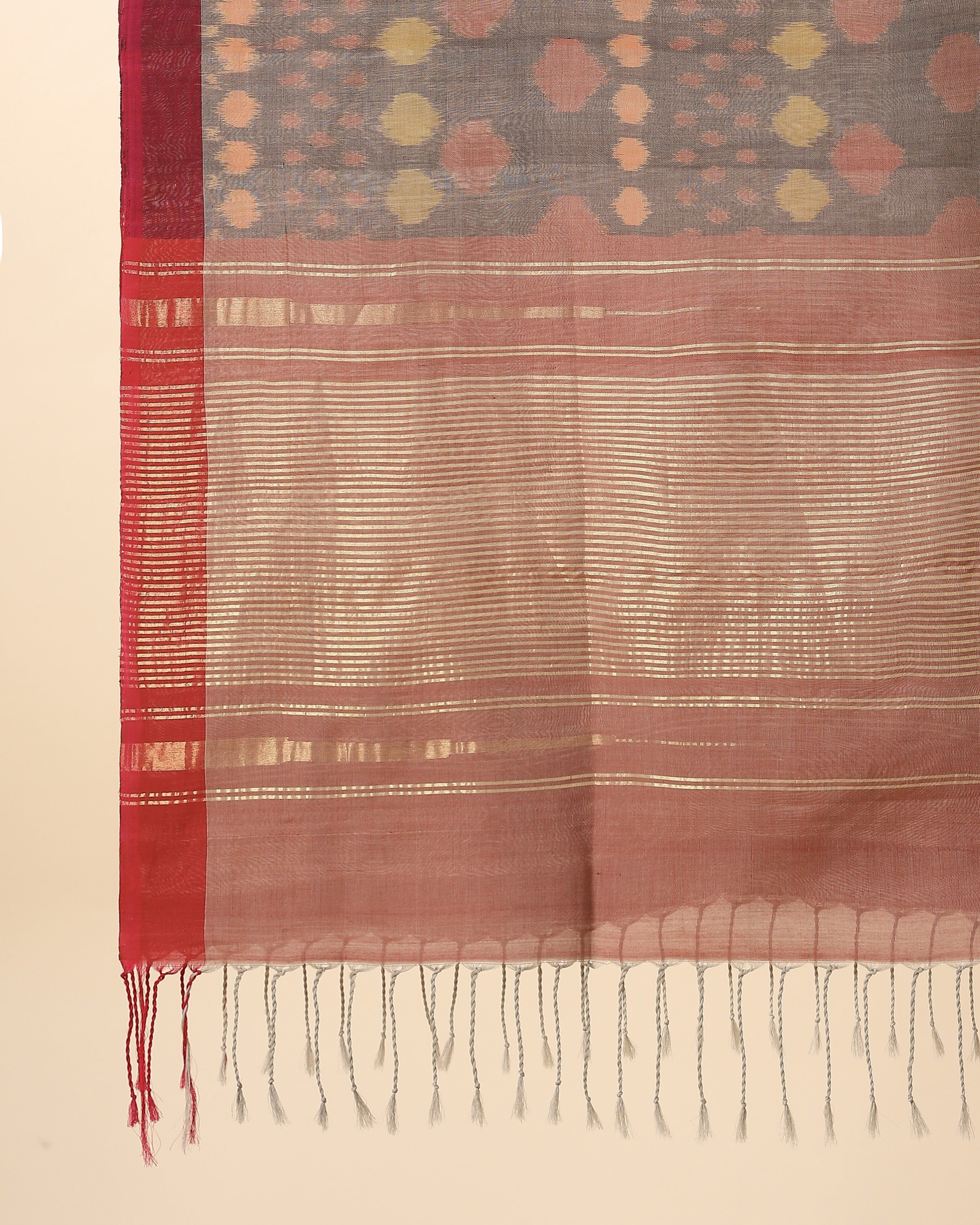 Nurvi Pochampally Weft Ikat Cotton Dupatta
