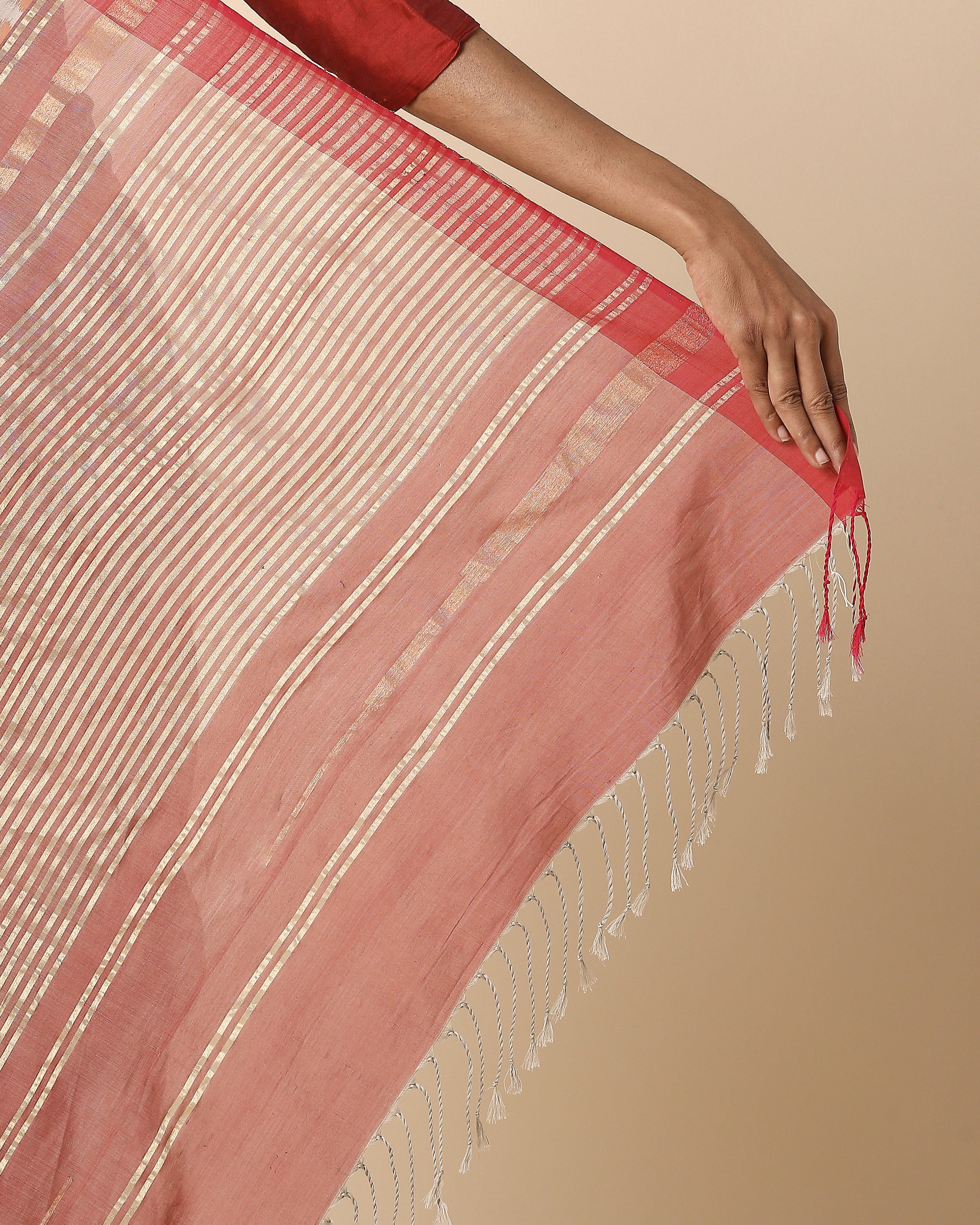 Nurvi Pochampally Weft Ikat Cotton Saree
