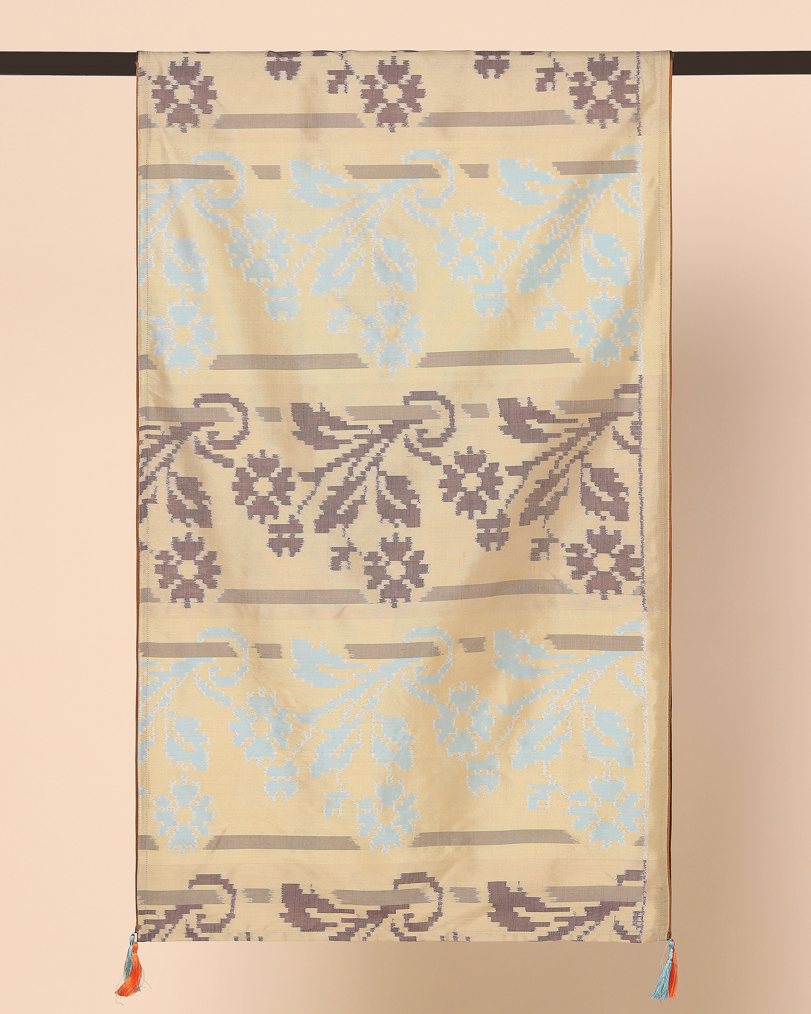 Sania Pochampally Weft Ikat Cotton Silk Stole