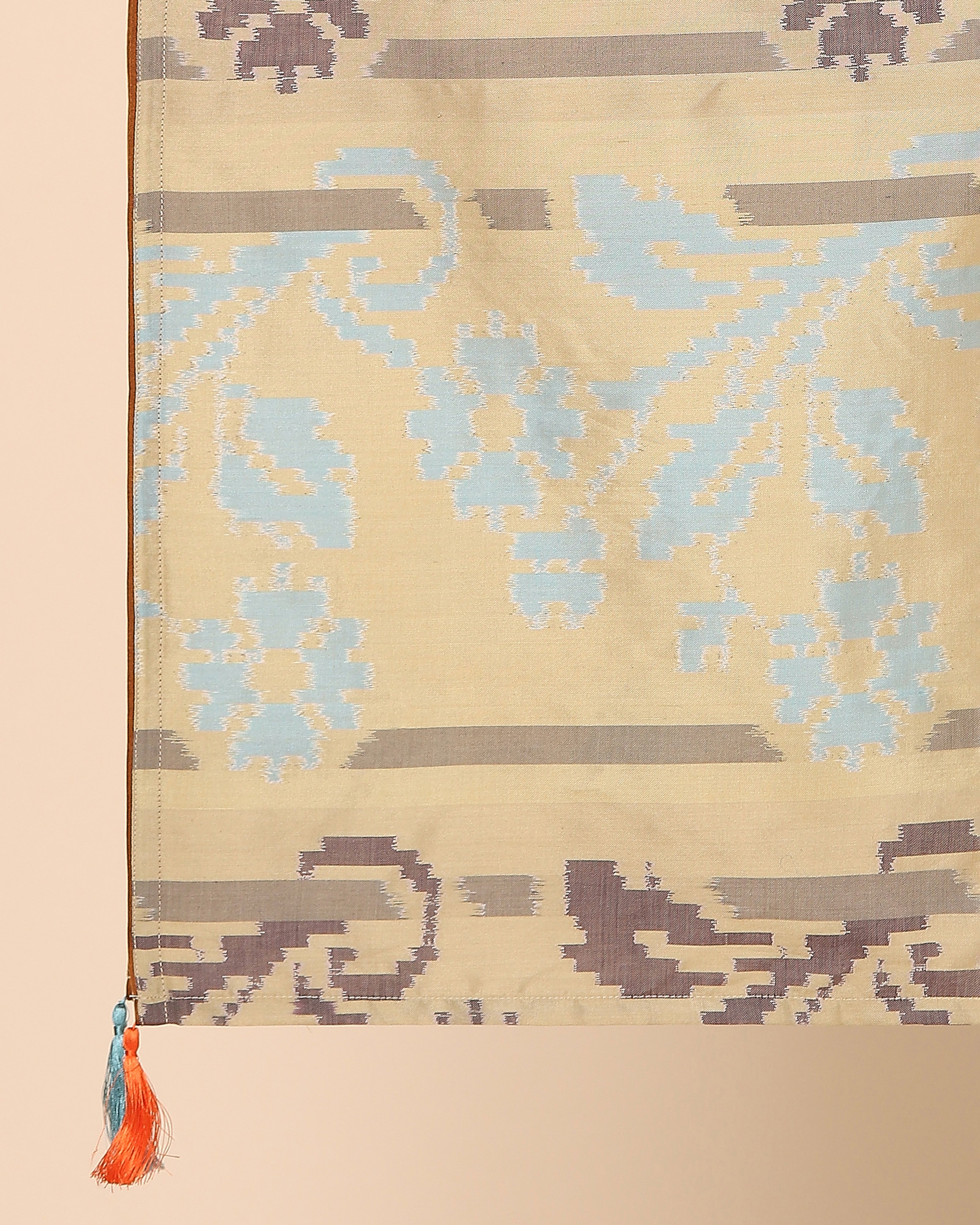 Sania Pochampally Weft Ikat Cotton Silk Stole