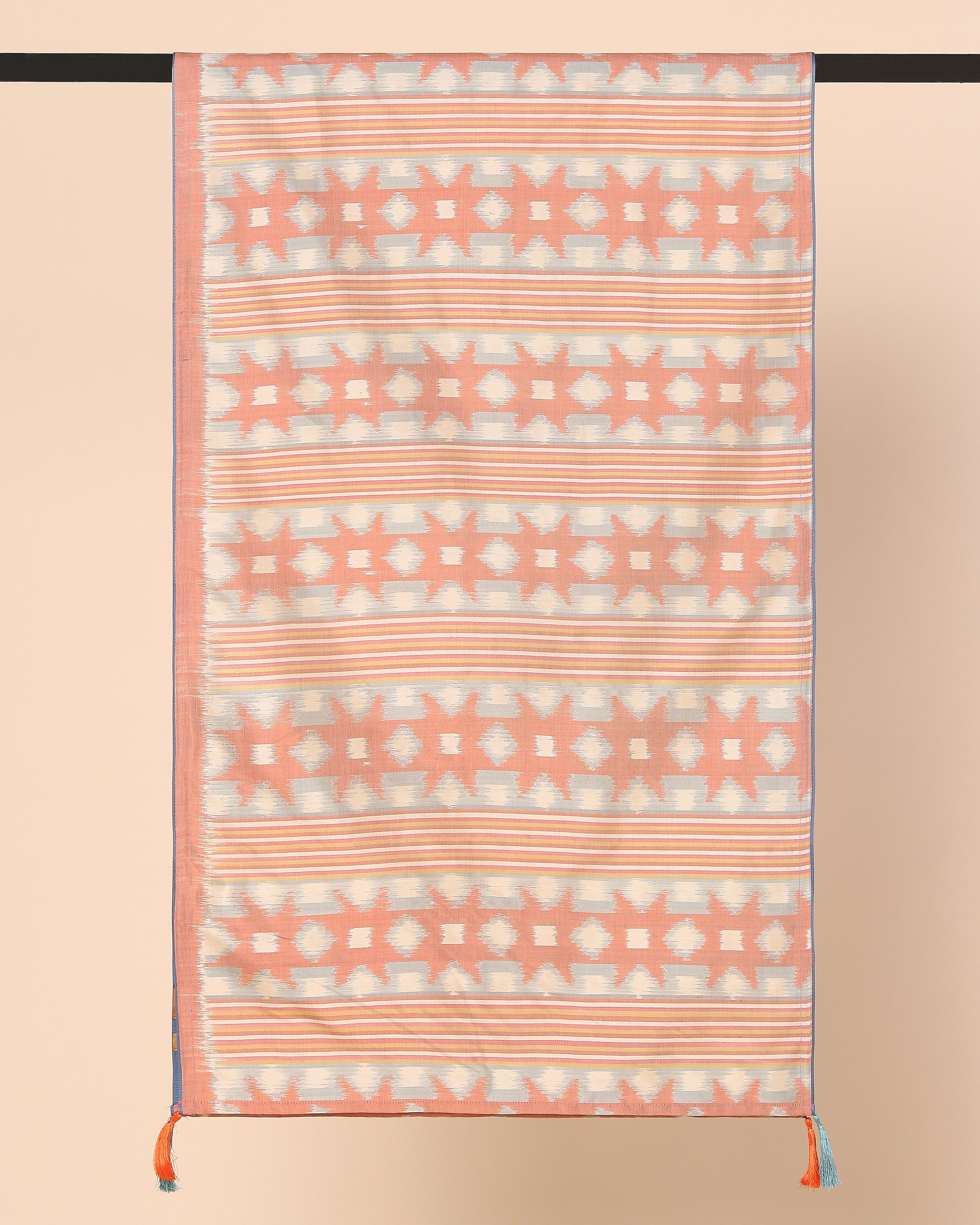 Ajara Pochampally Weft Ikat Cotton Silk Stole