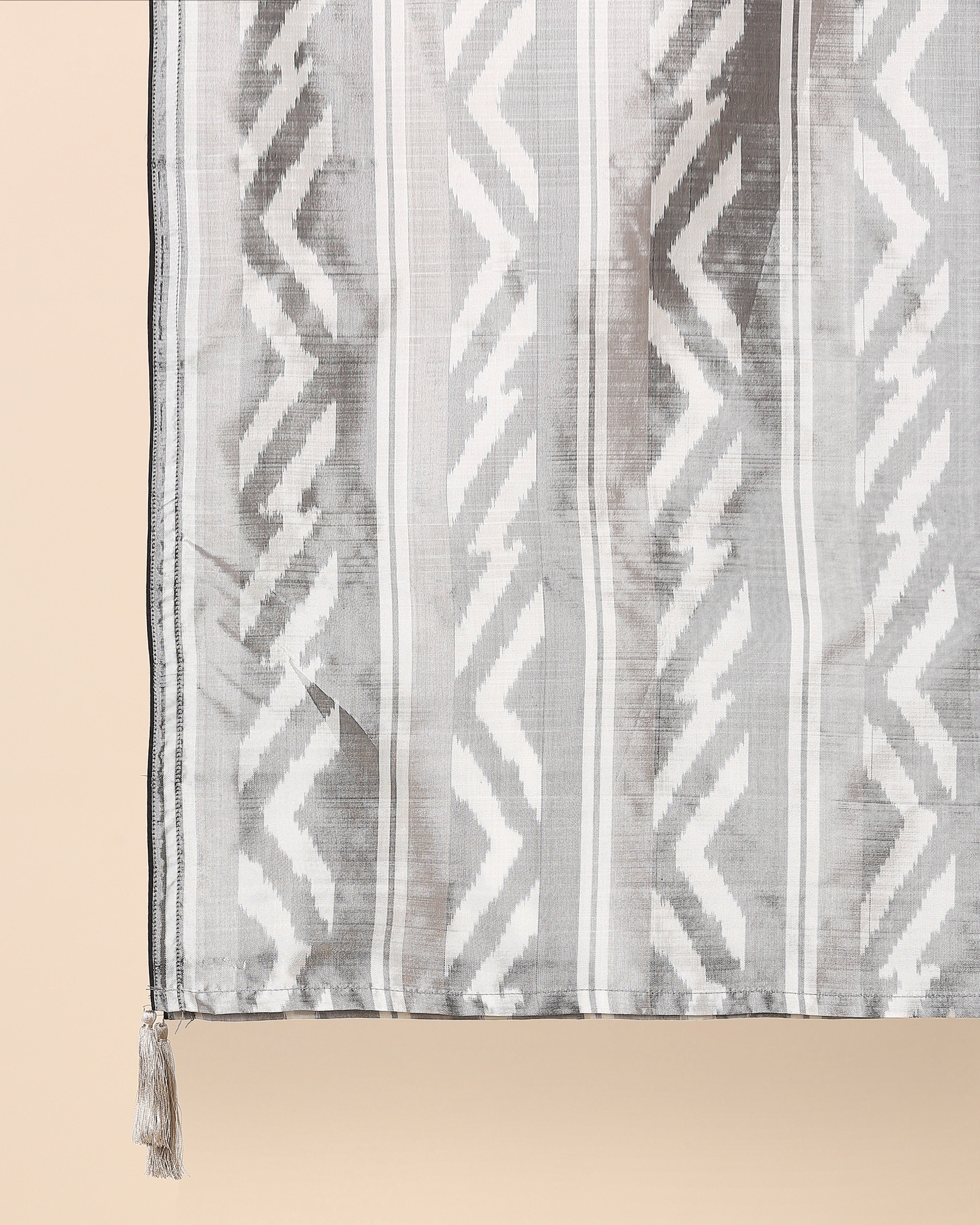 Minali Pochampally Warp Ikat Silk Stole