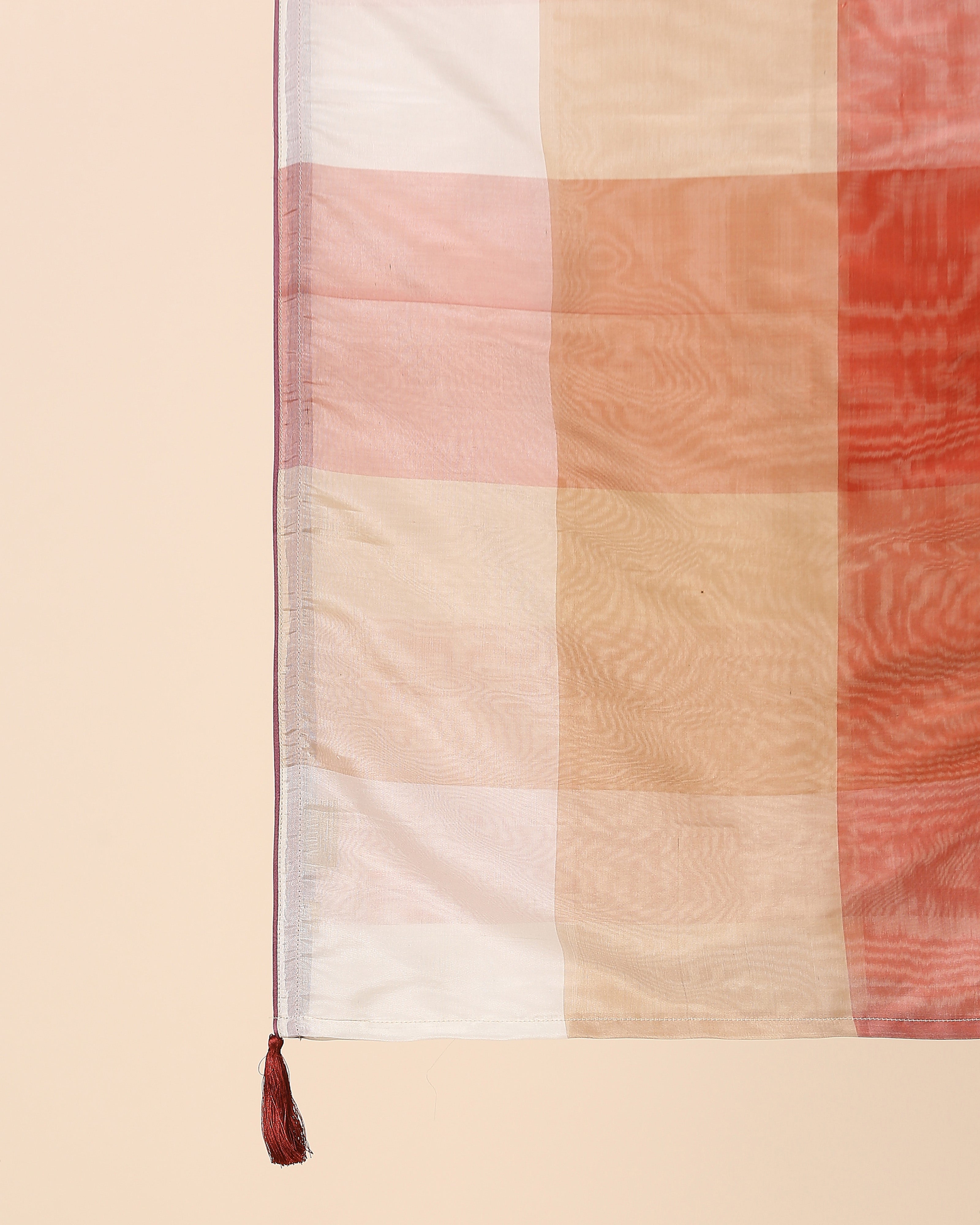 Mili Banarasi Checks Silk Stole
