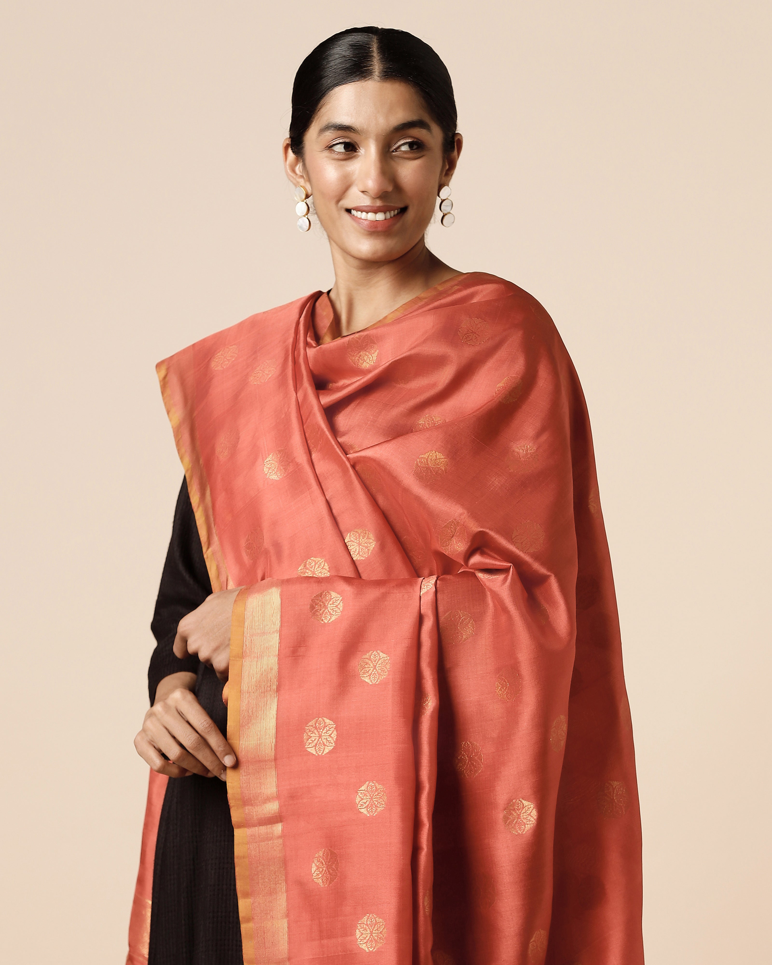 Parv Uppada Jamdani Silk Dupatta