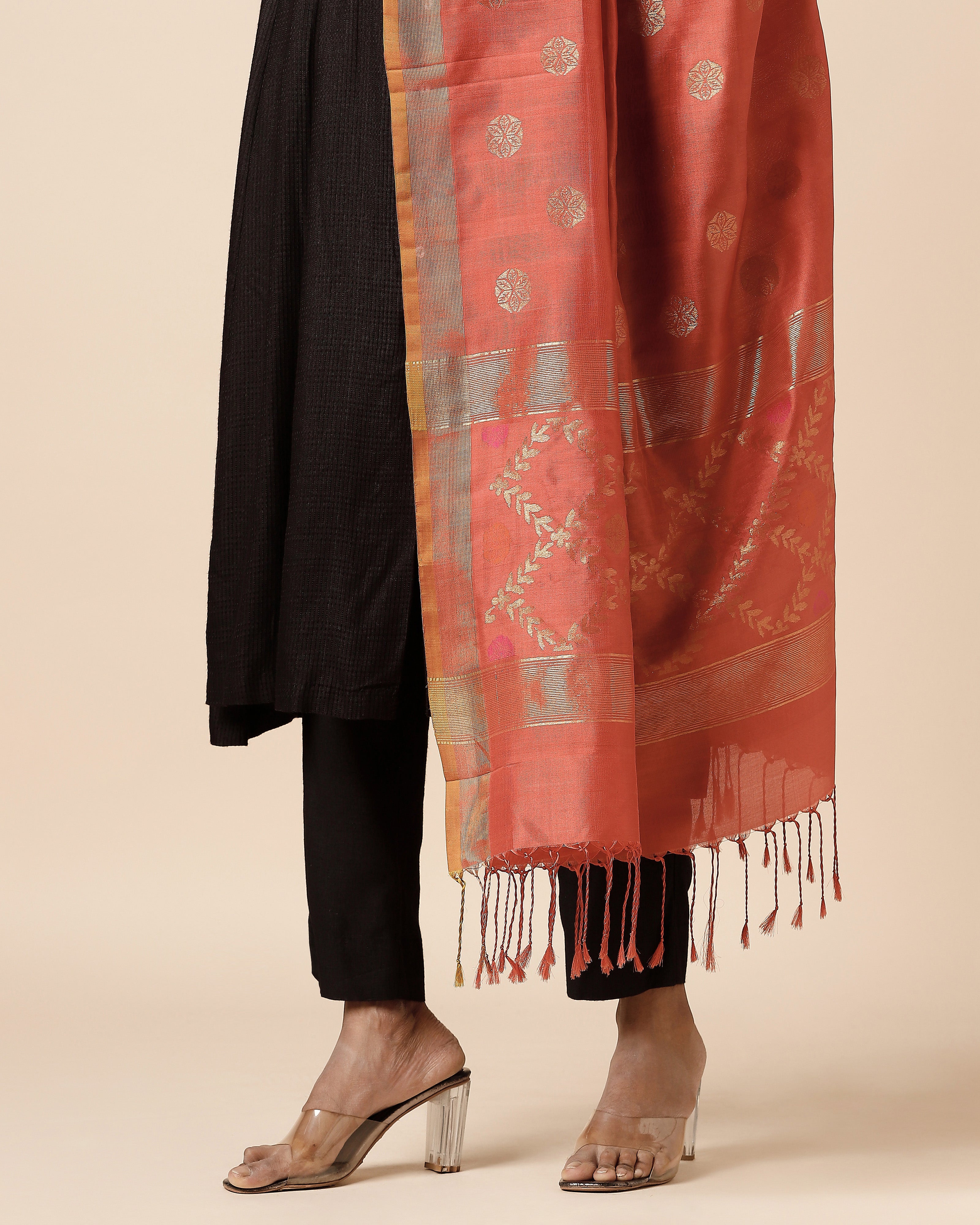 Parv Uppada Jamdani Silk Dupatta