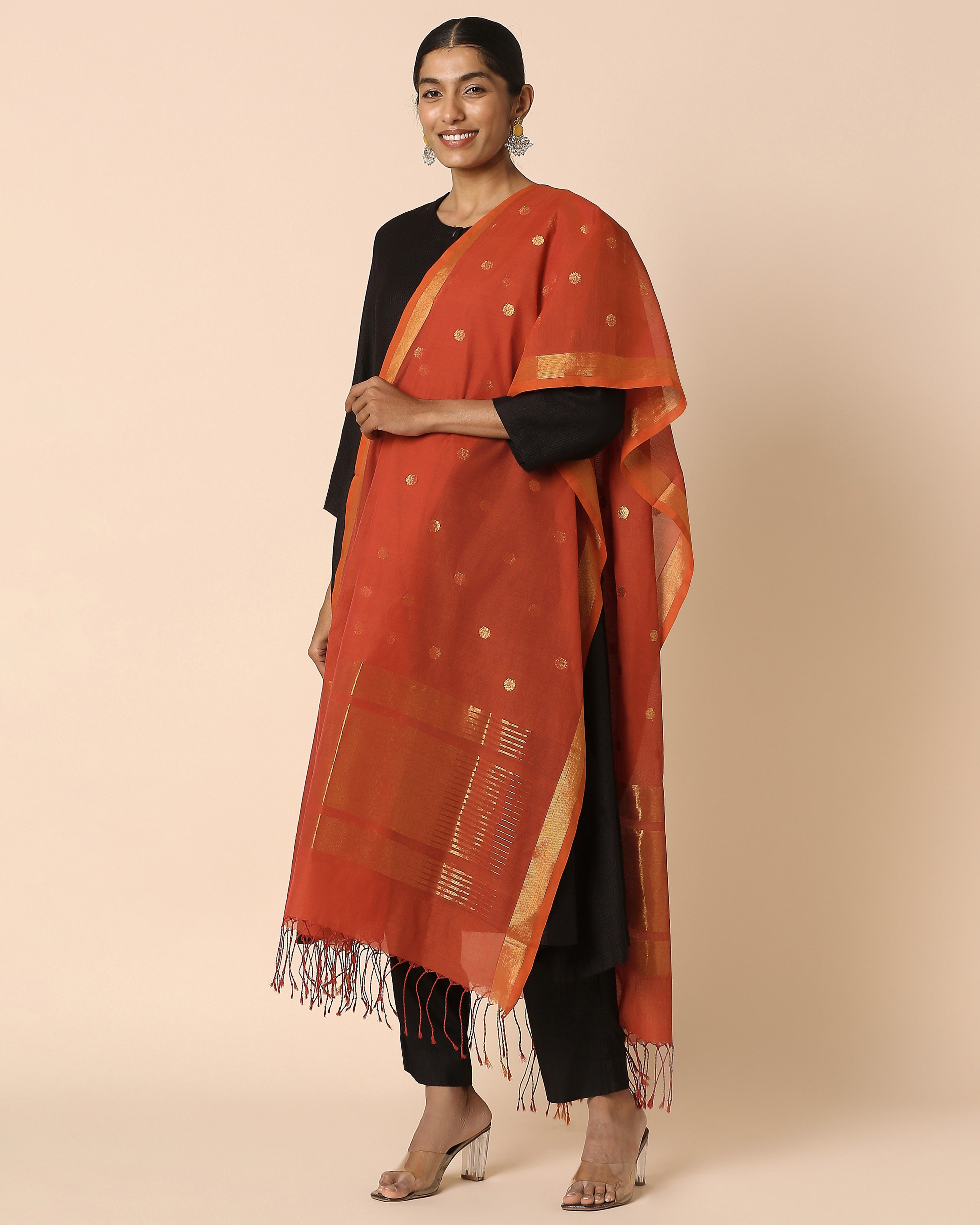 Sierra Uppada Jamdani Cotton Dupatta