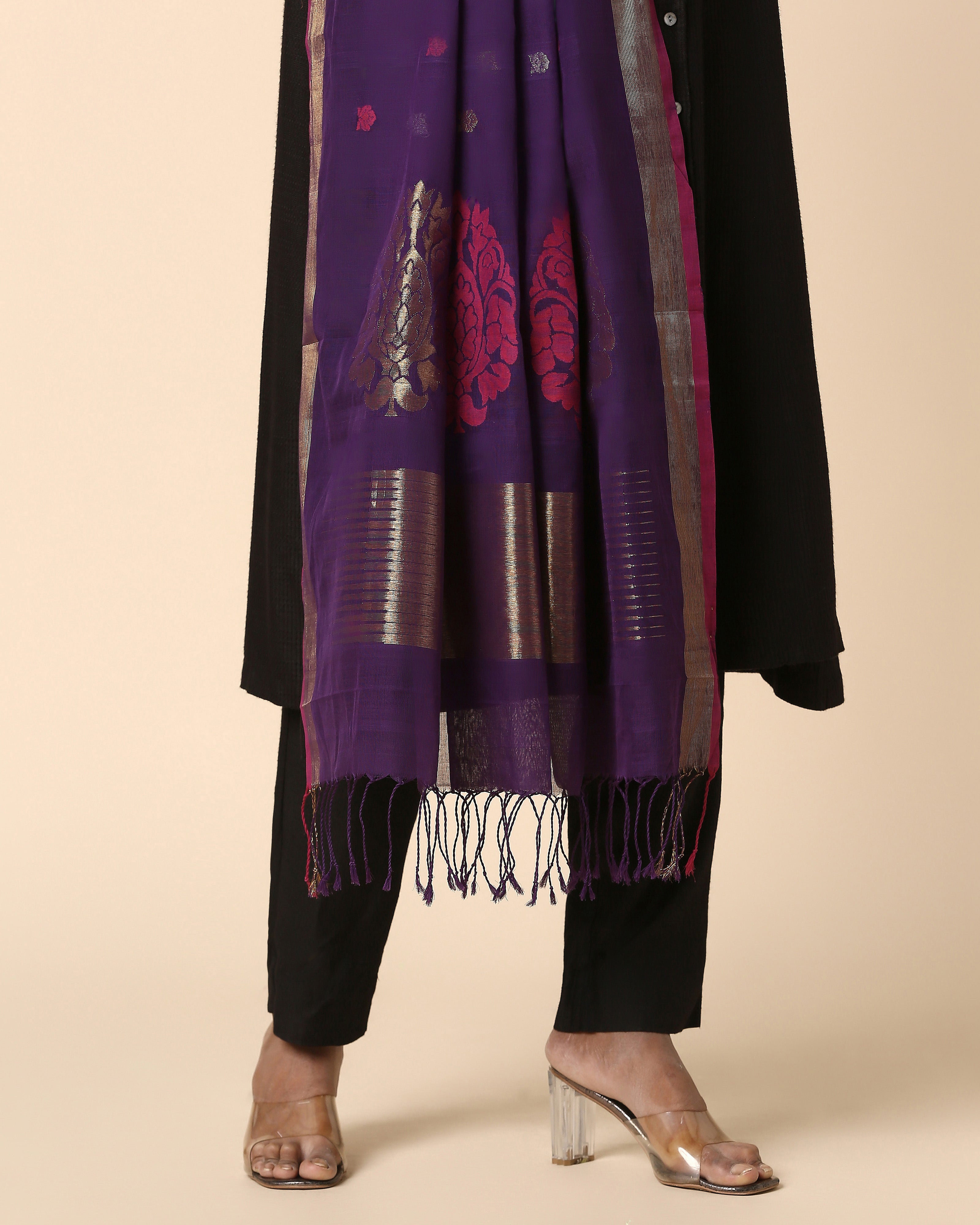 Raman Uppada Jamdani Cotton Dupatta