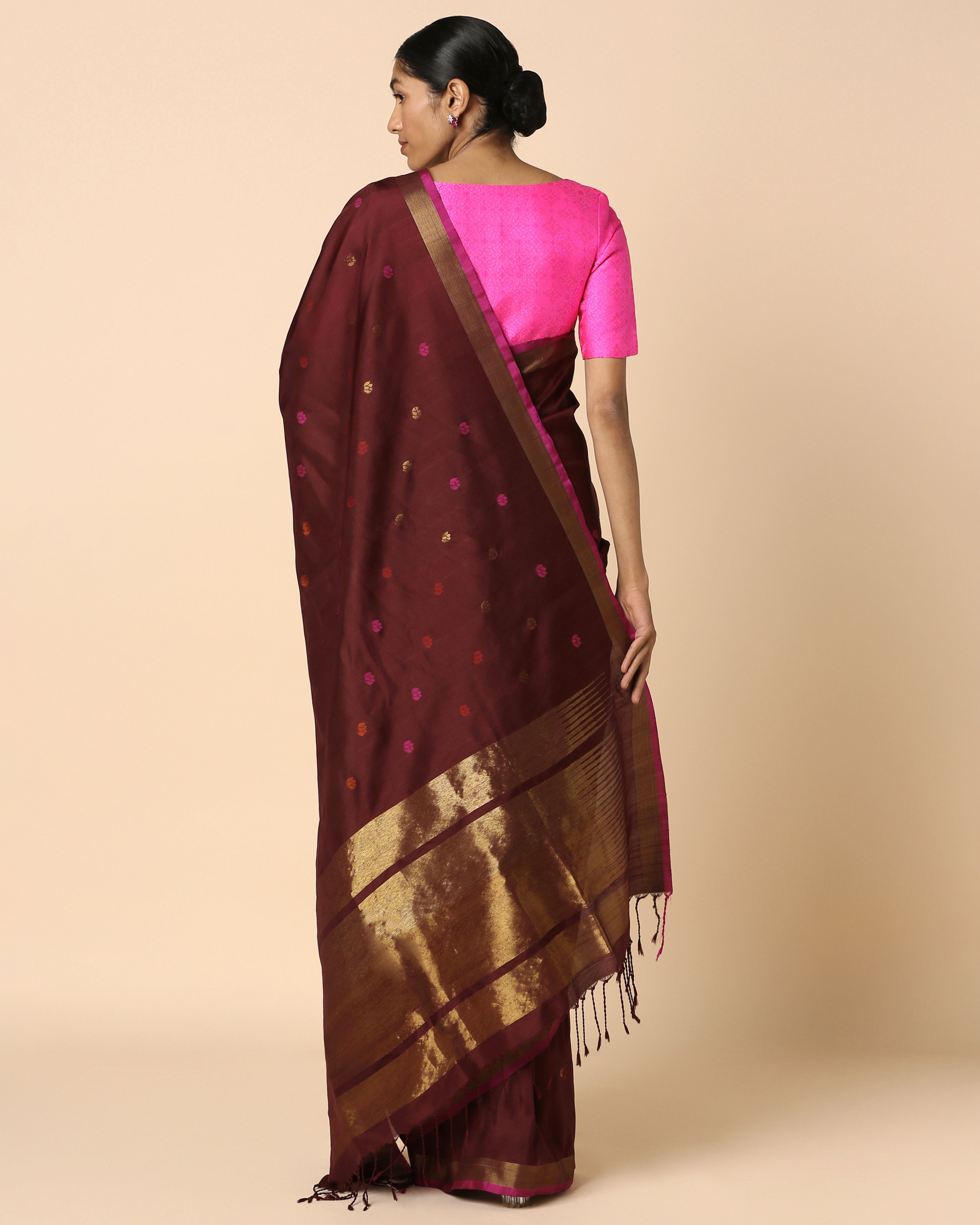 Rizvi Uppada Jamdani Silk Saree