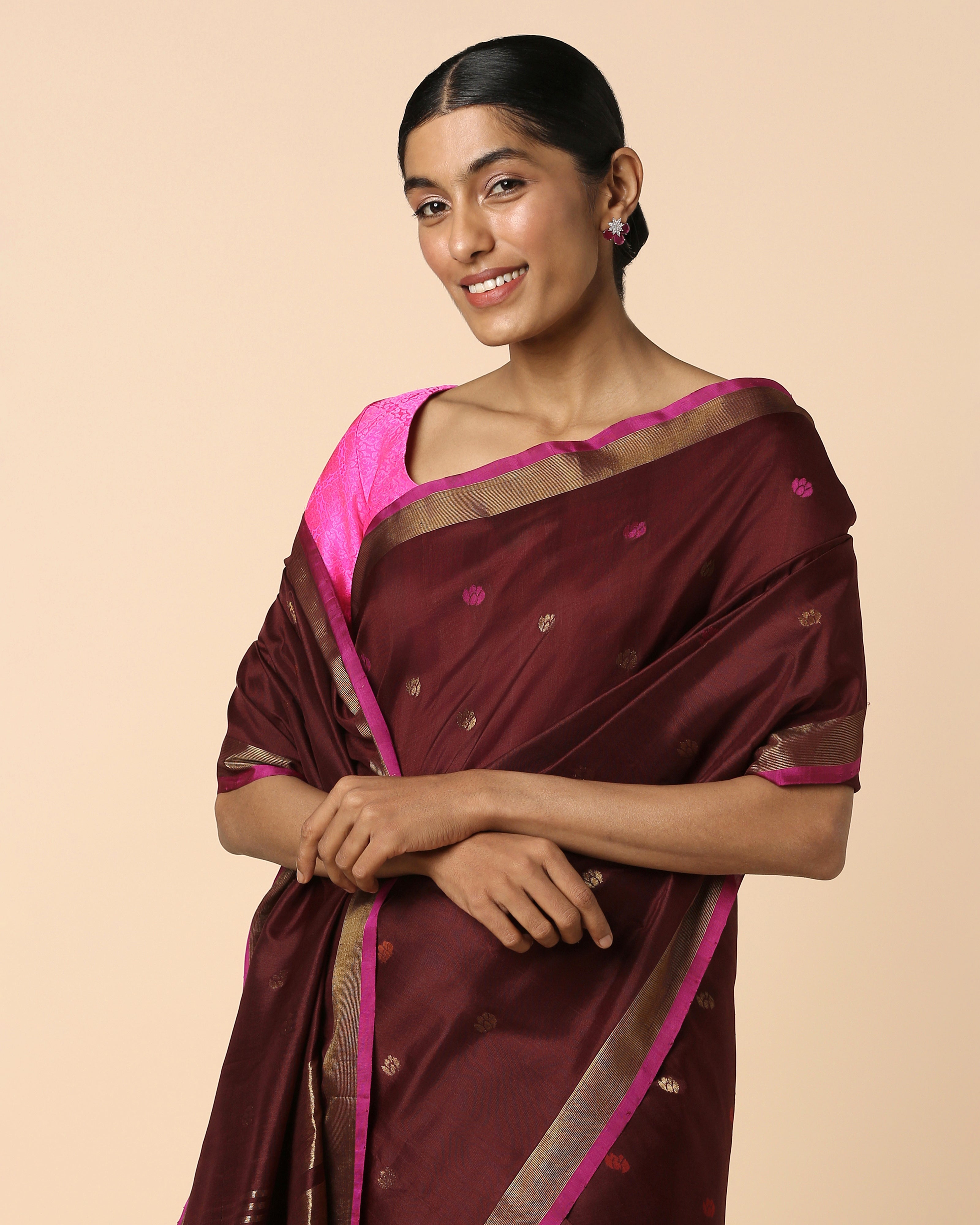 Rizvi Uppada Jamdani Silk Saree
