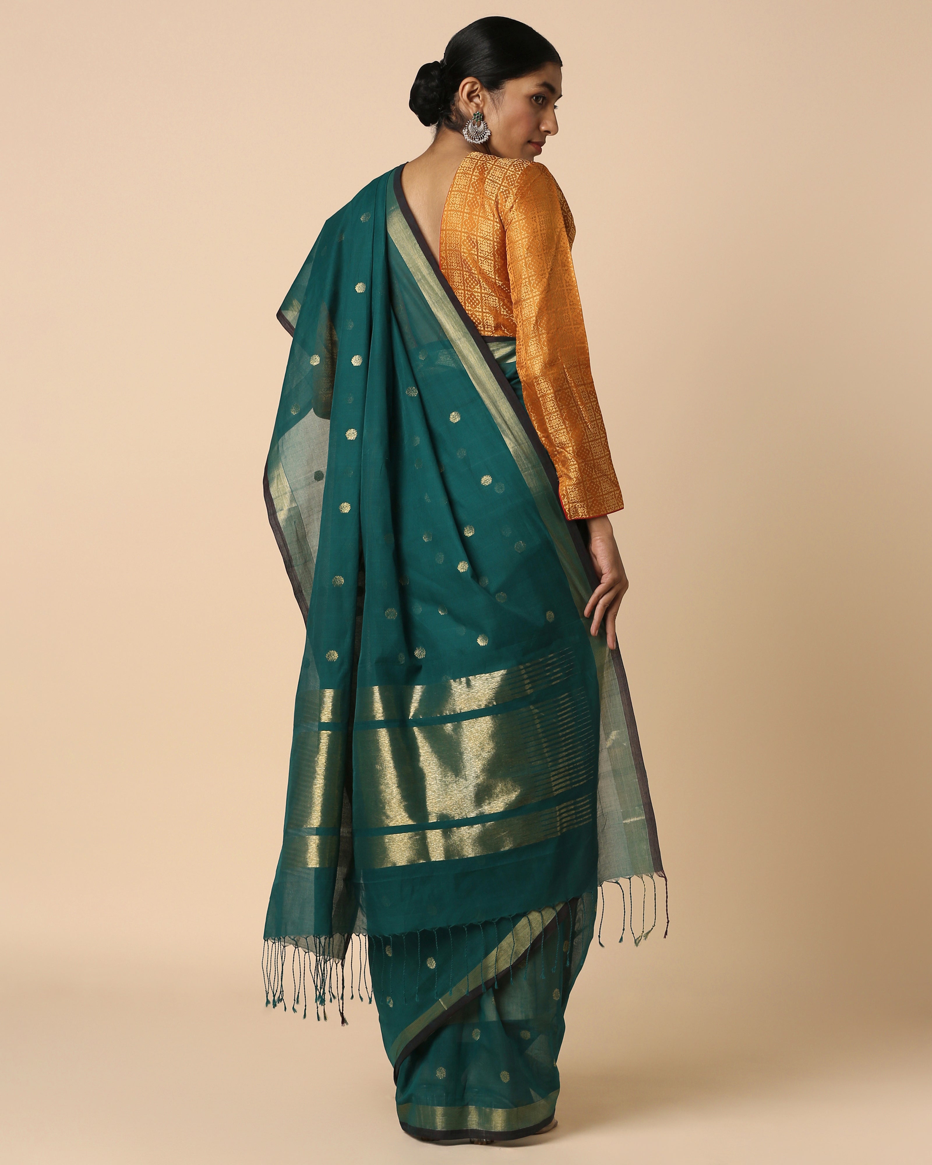 Sierra Uppada Jamdani Cotton Saree