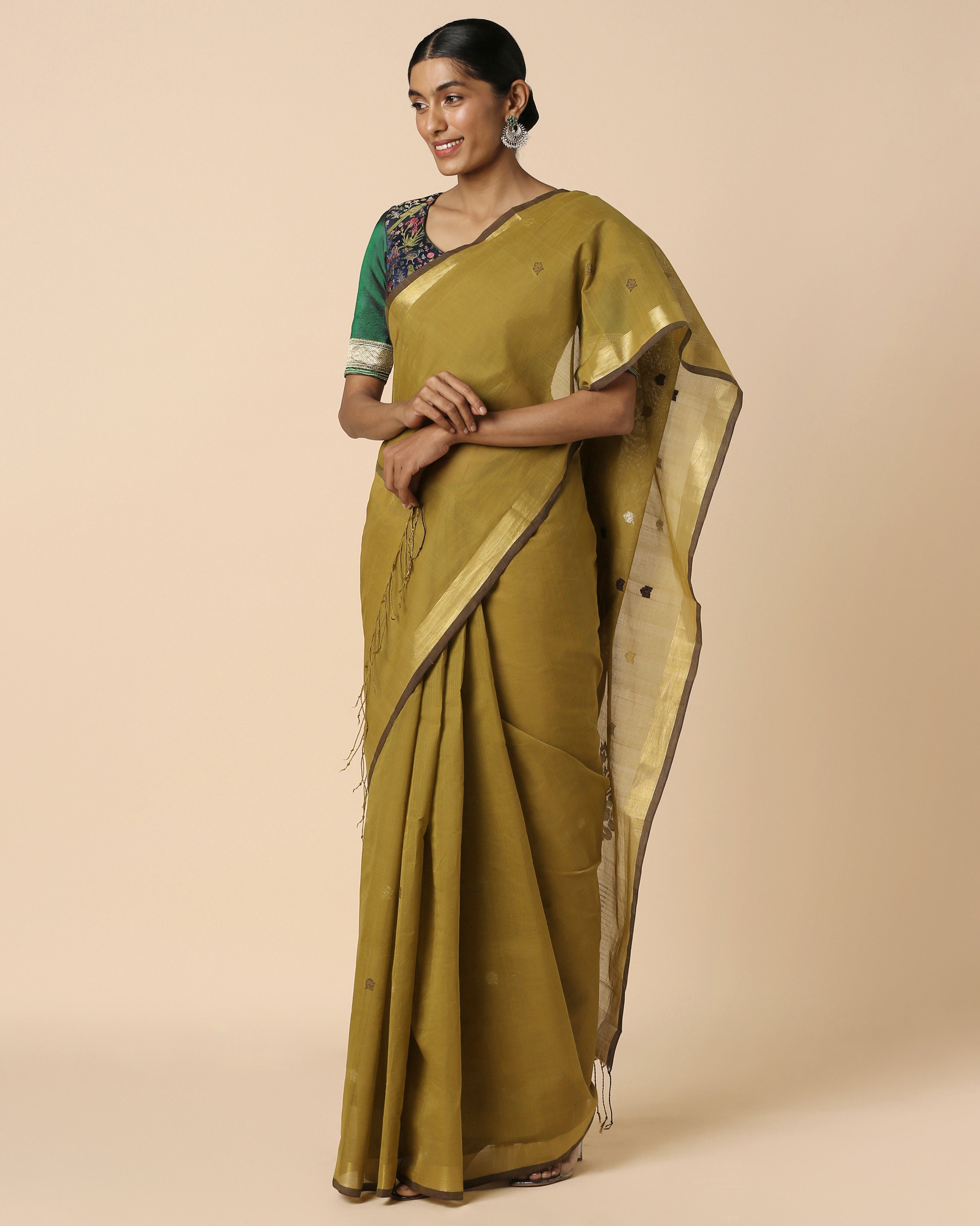 Raman Uppada Jamdani Cotton Saree