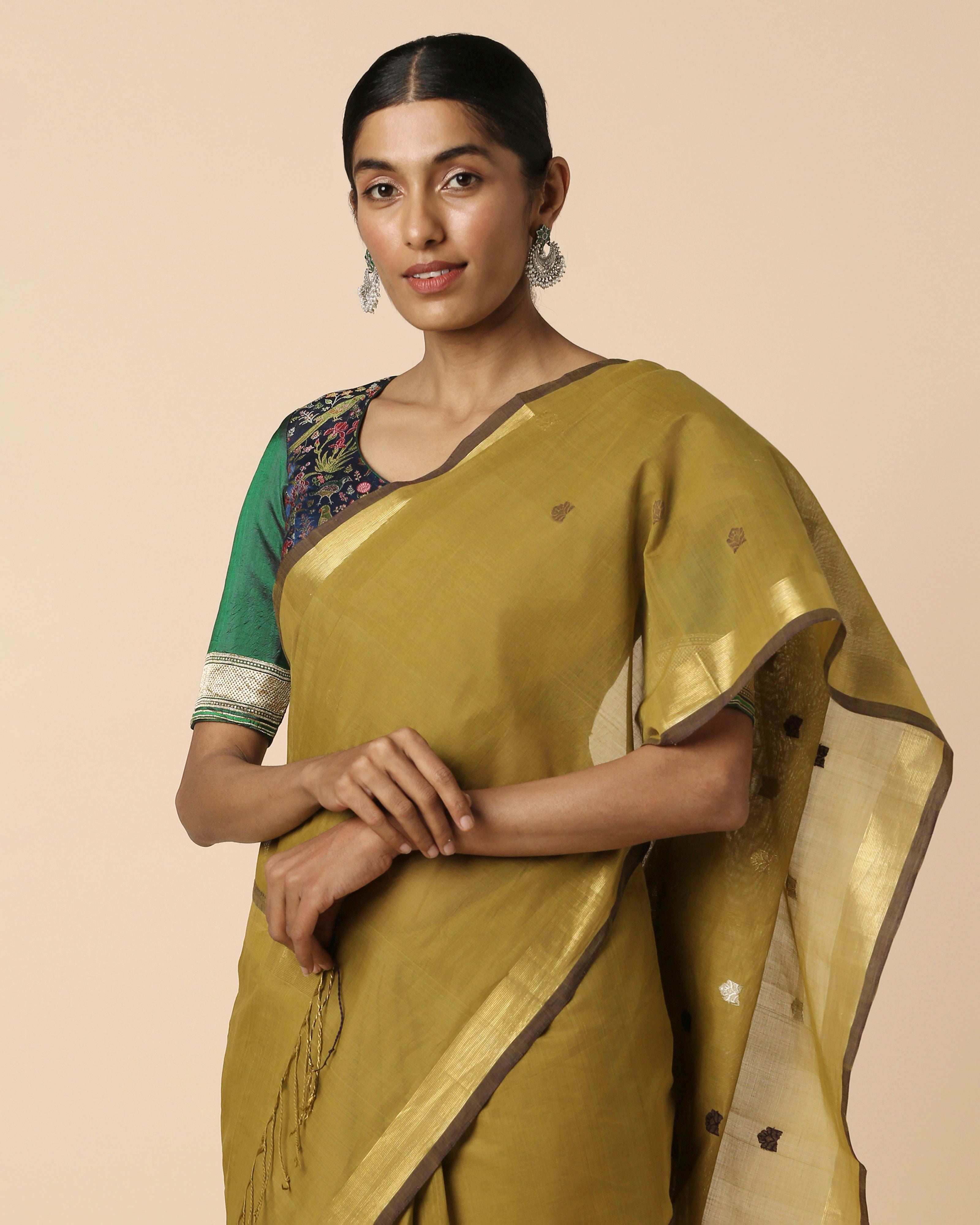 Raman Uppada Jamdani Cotton Saree