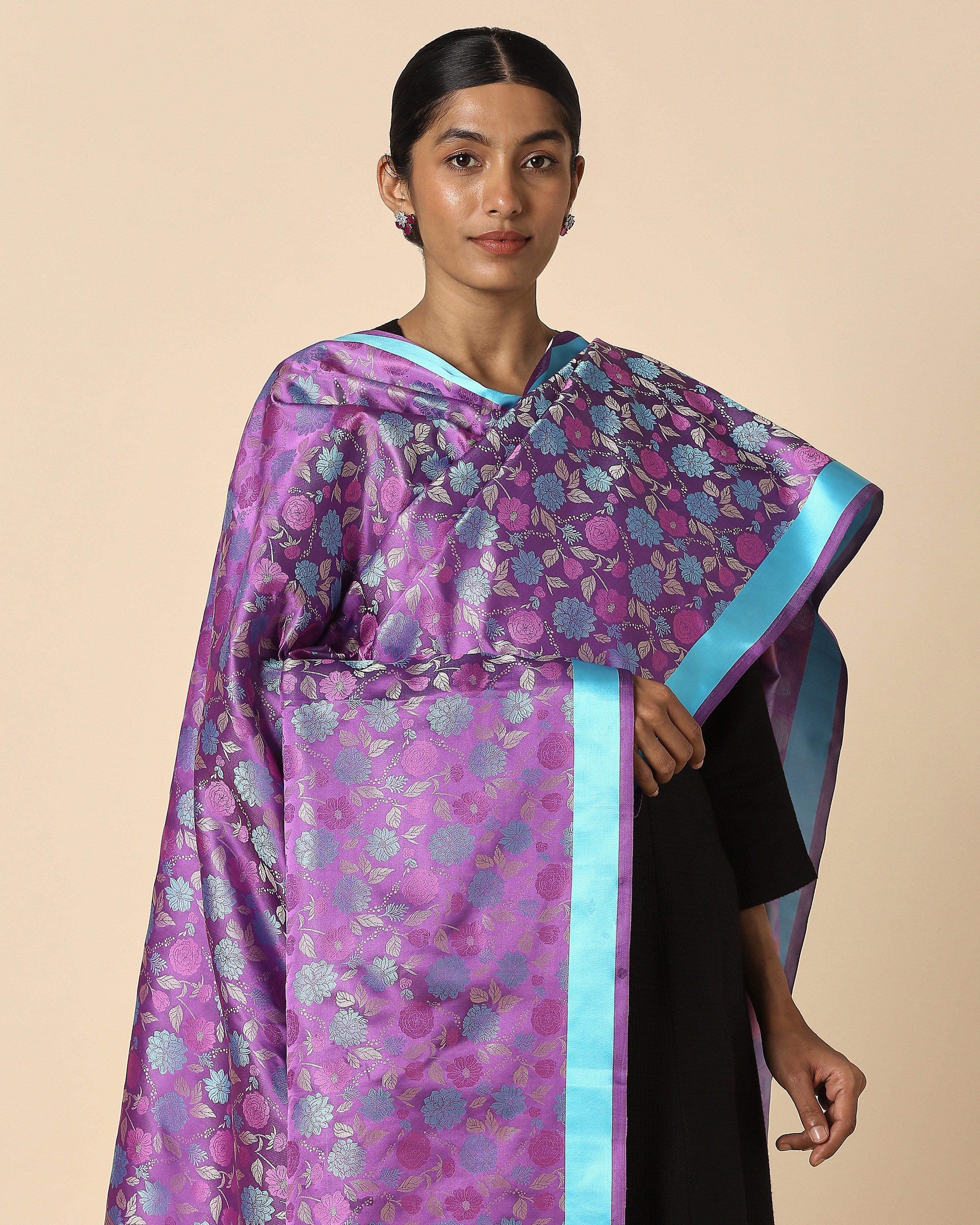 Shaily Banarasi Tanchoi Silk Dupatta