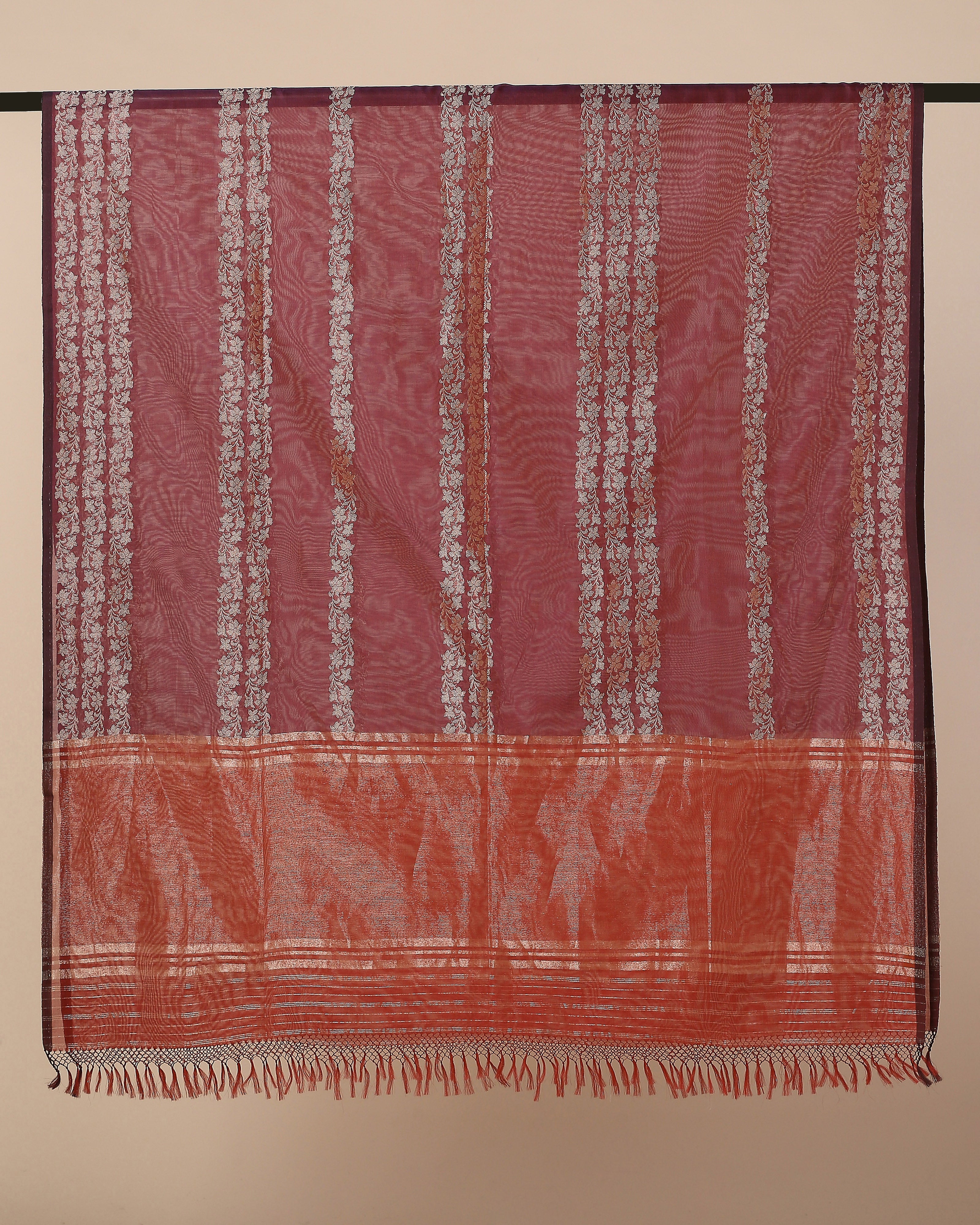 Oomna Banarasi Kadwa Silk Cotton Dupatta