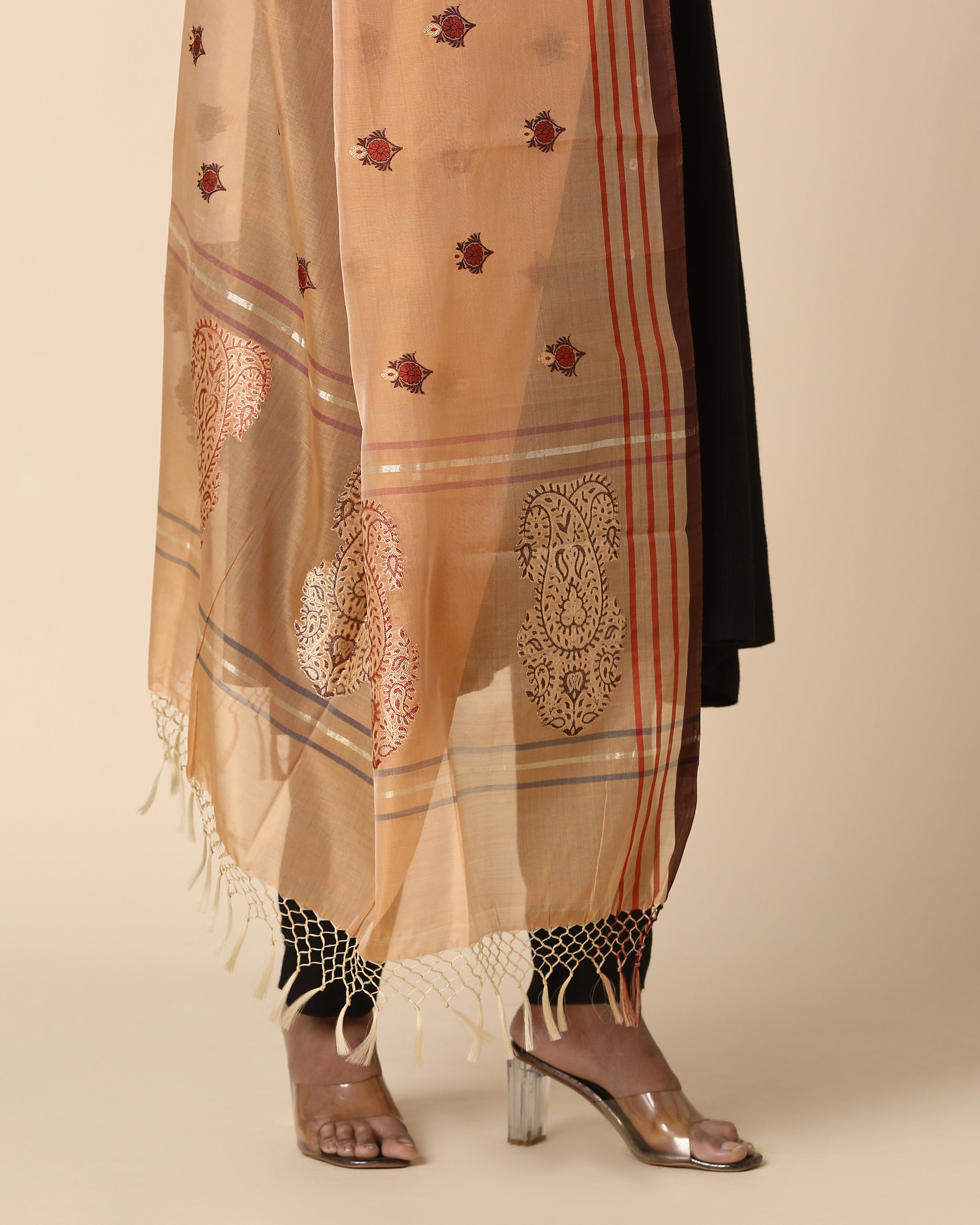 Reini Banarasi Kadwa Silk Dupatta