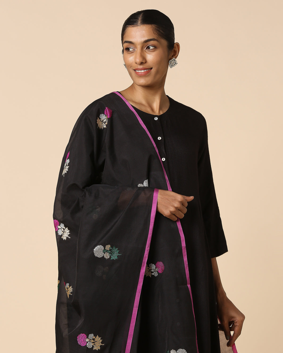 Arnit Banarasi Kadwa Silk Cotton Dupatta
