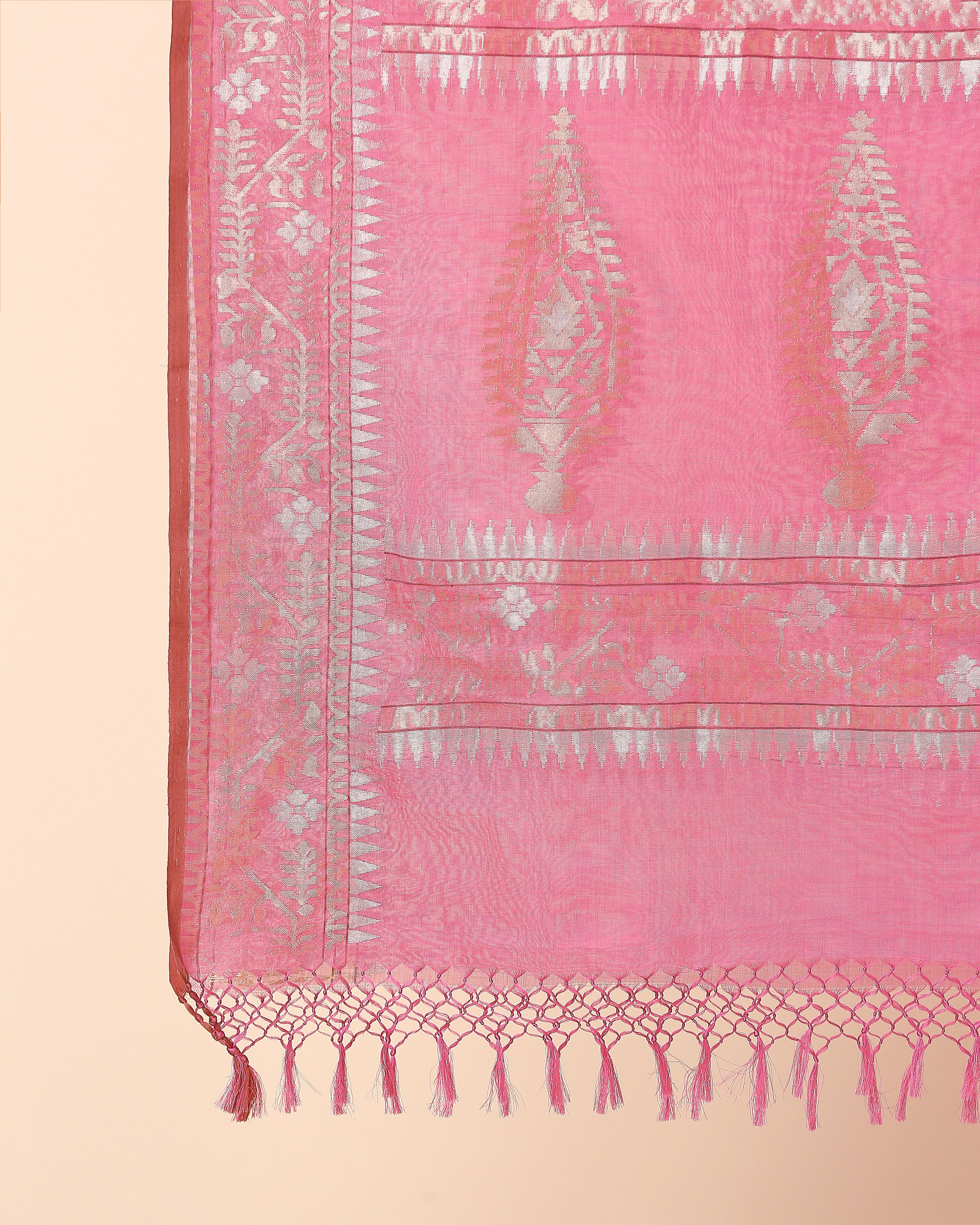 Shreenika Banarasi Cutwork Cotton Dupatta