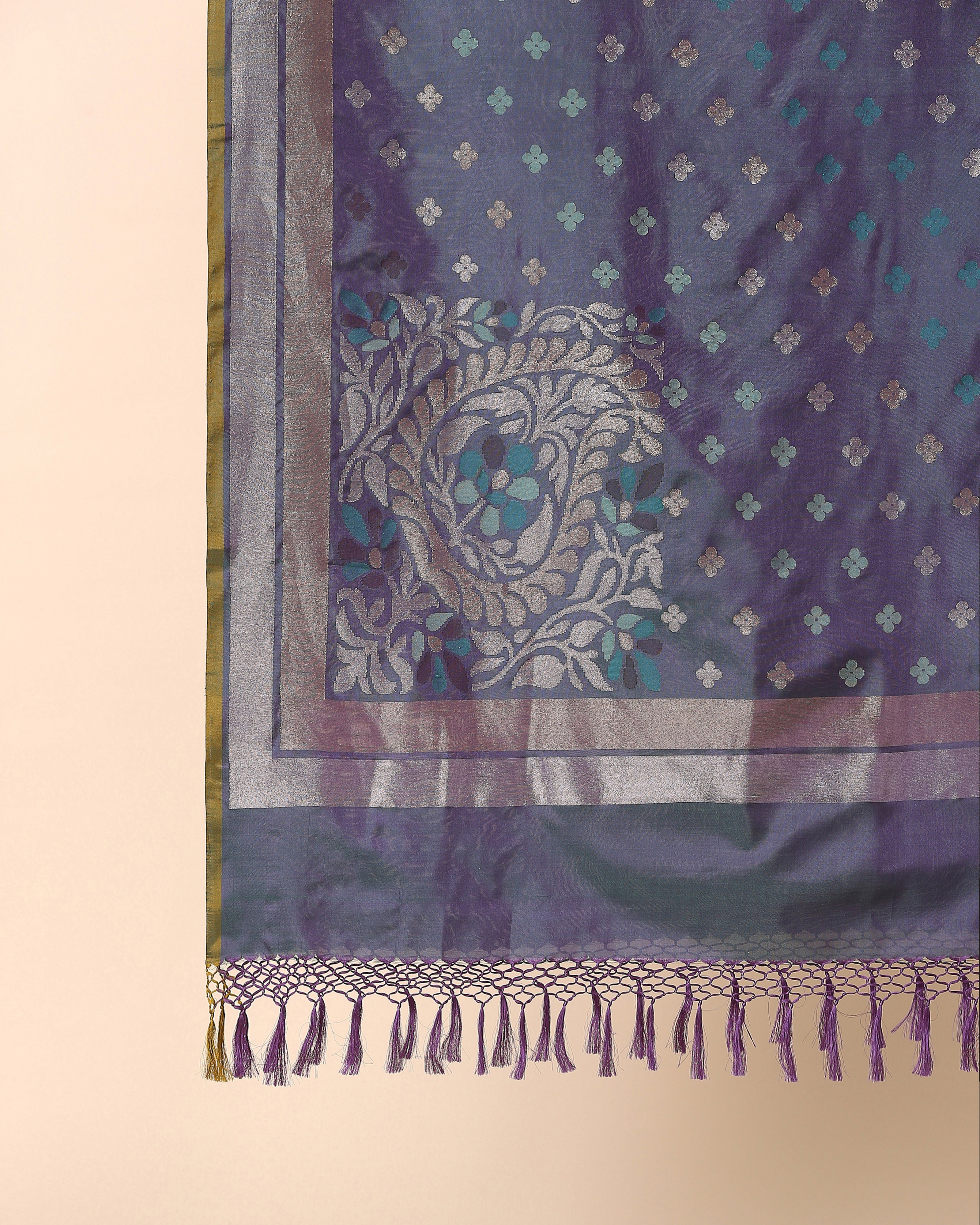 Rudra Banarasi Jamdani Silk Dupatta