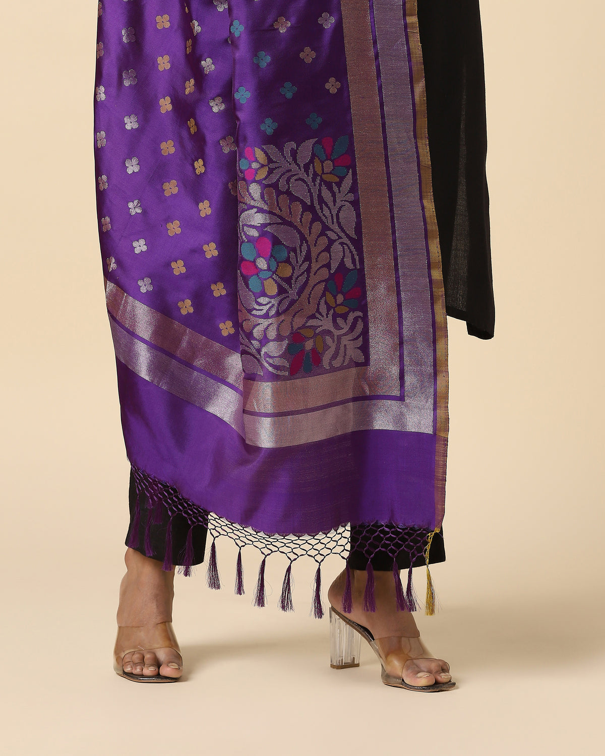 Rudra Banarasi Jamdani Silk Dupatta