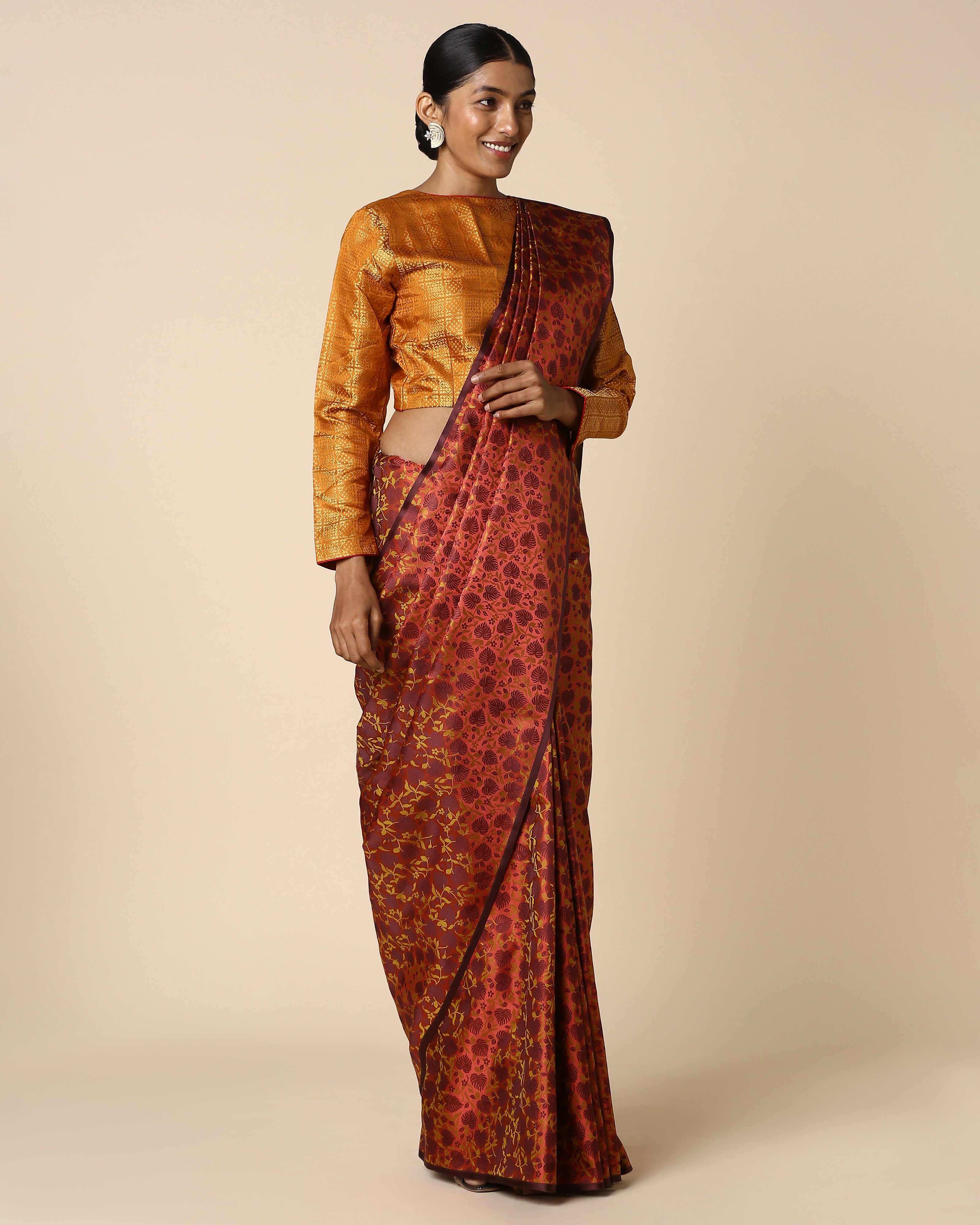 Martha Banarasi Tanchoi Silk Saree