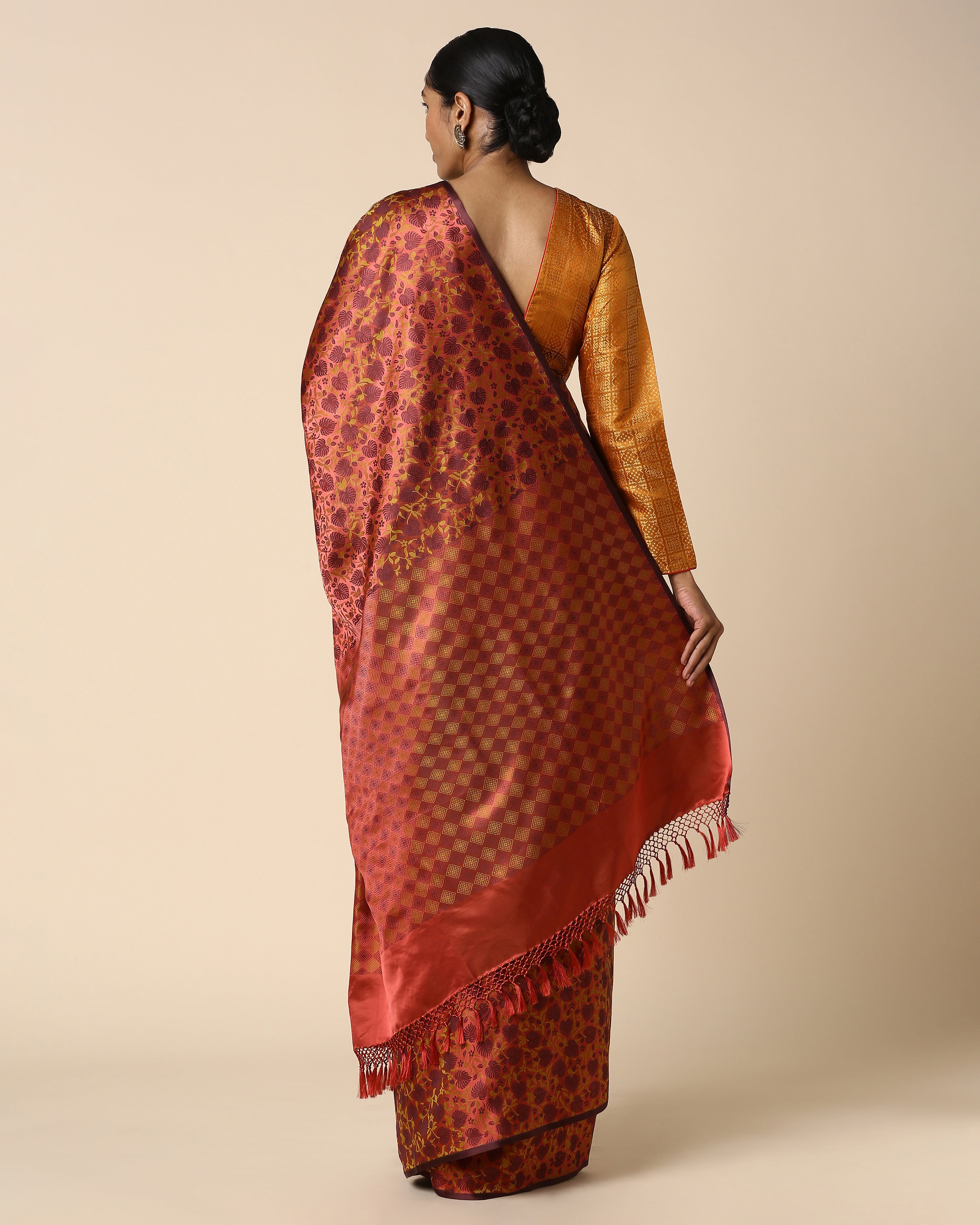 Martha Banarasi Tanchoi Silk Saree